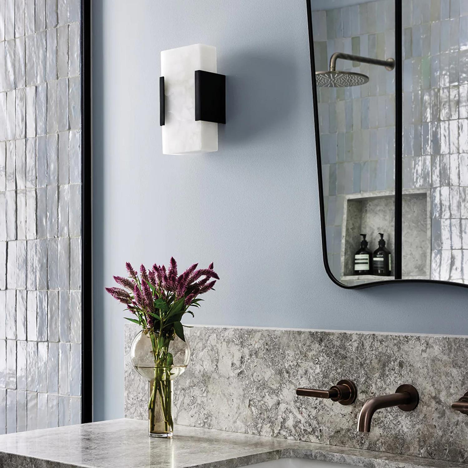 Covet Wide Wall Light Bronze Wall Light - Andrew Martin