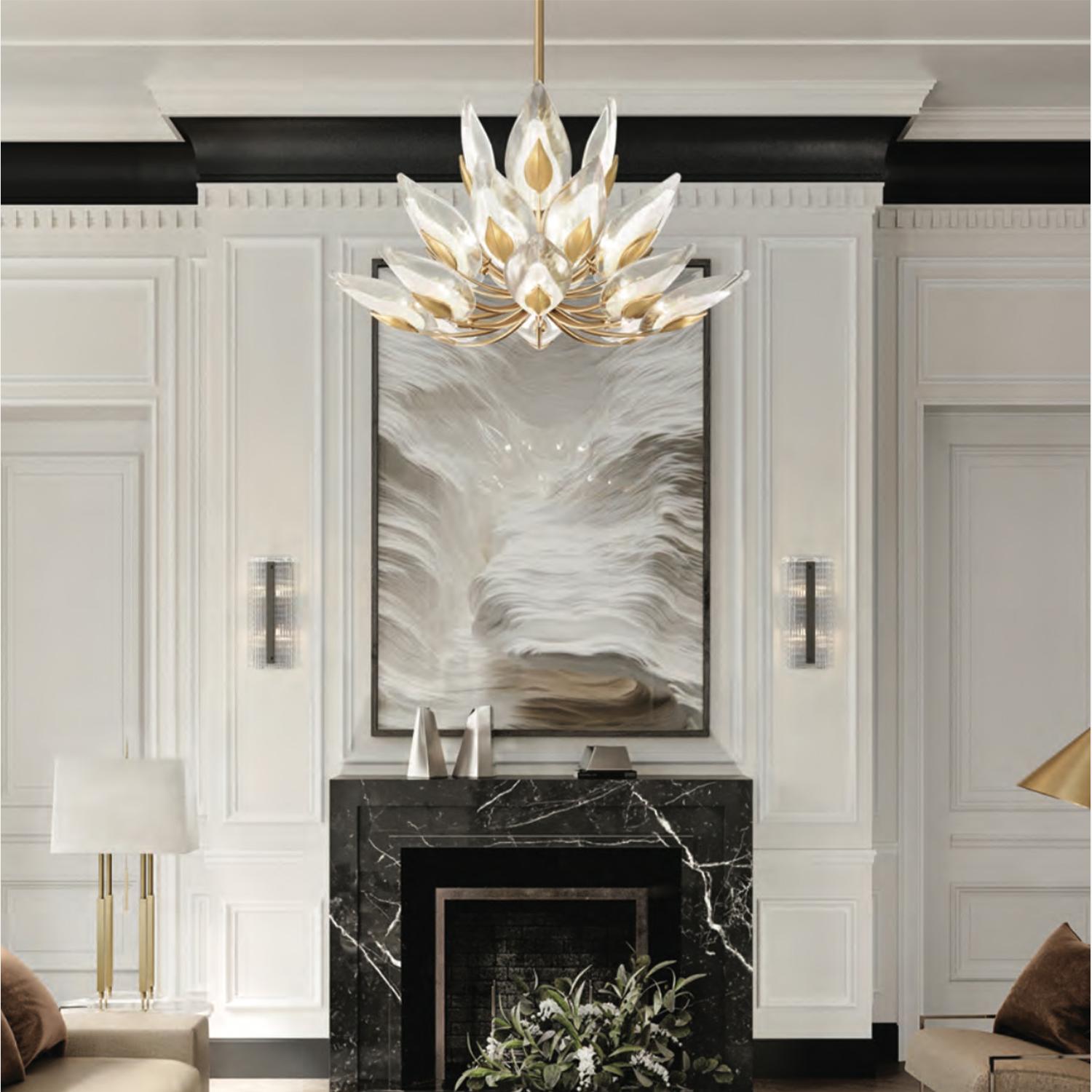 Blossom Chandelier Large Gold - Andrew Martin
