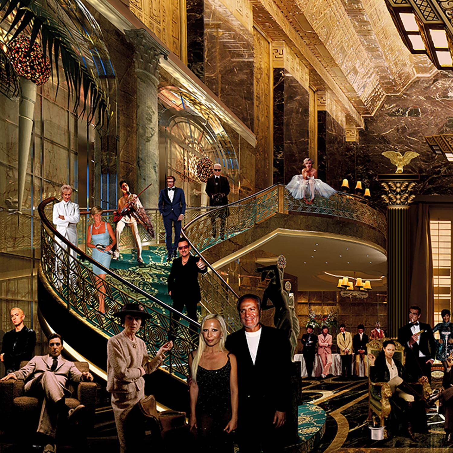 Party Of The Century 250x120 - Plexiglass 250cm X 120cm - Andrew Martin