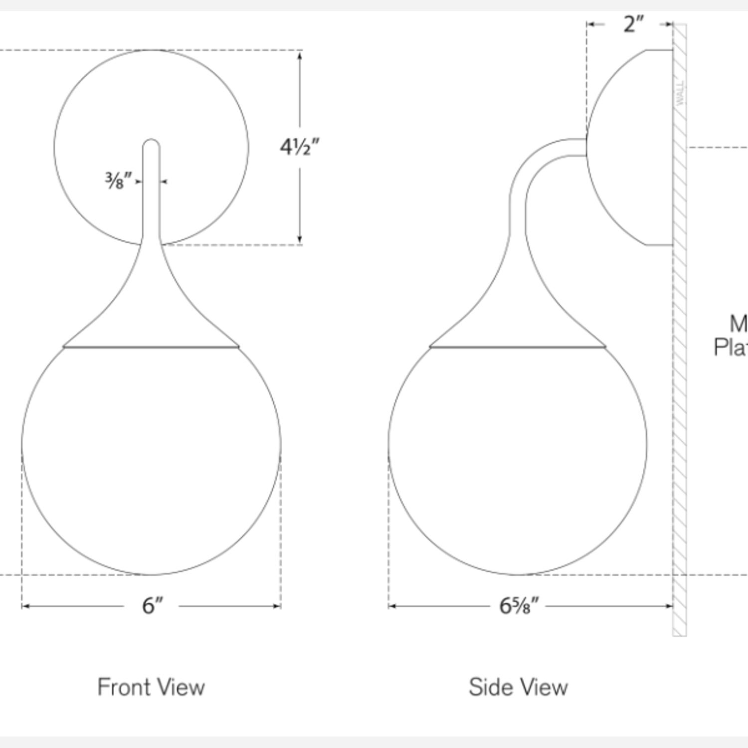 Cristol Single Wall Light Nickel Wall Light Polished Nickel - Andrew Martin