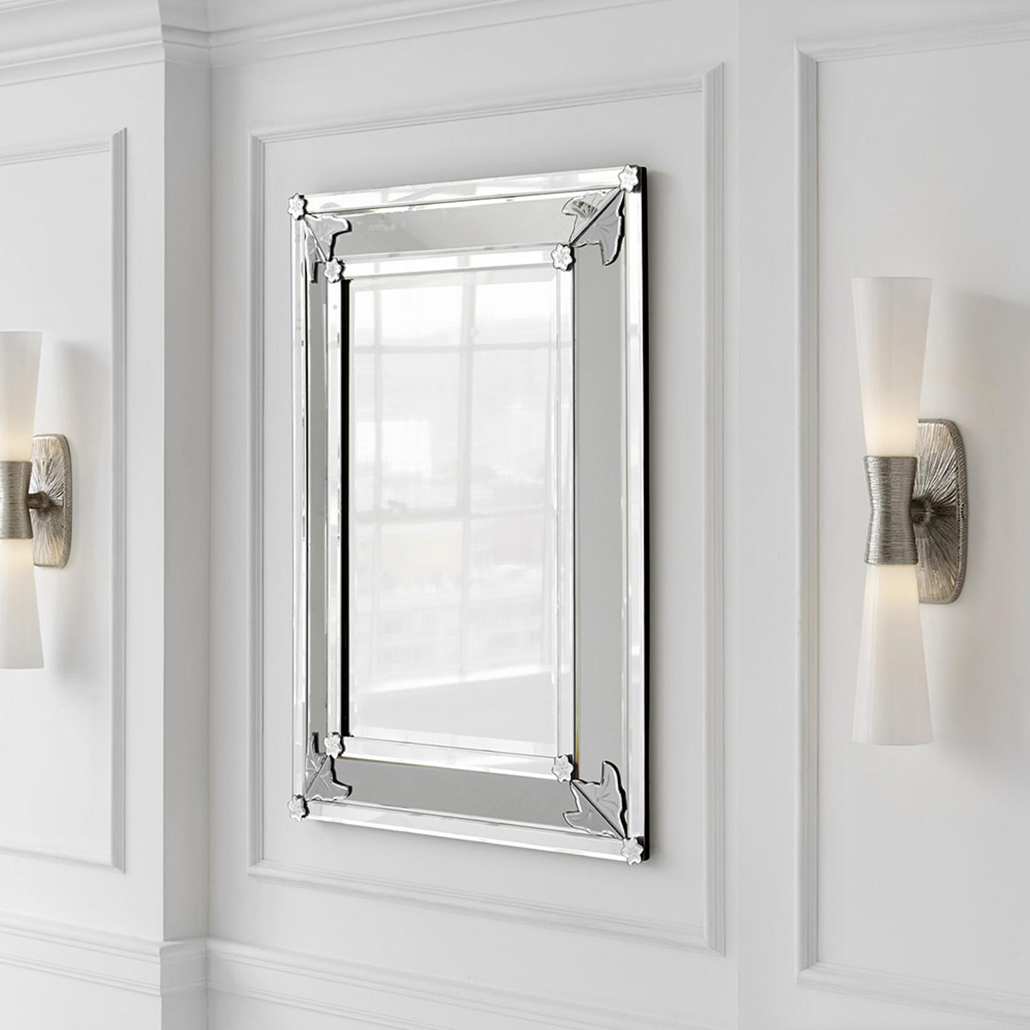 Utopia Large Double Wall Light Nickel Light Large Polished Nickel - Andrew Martin