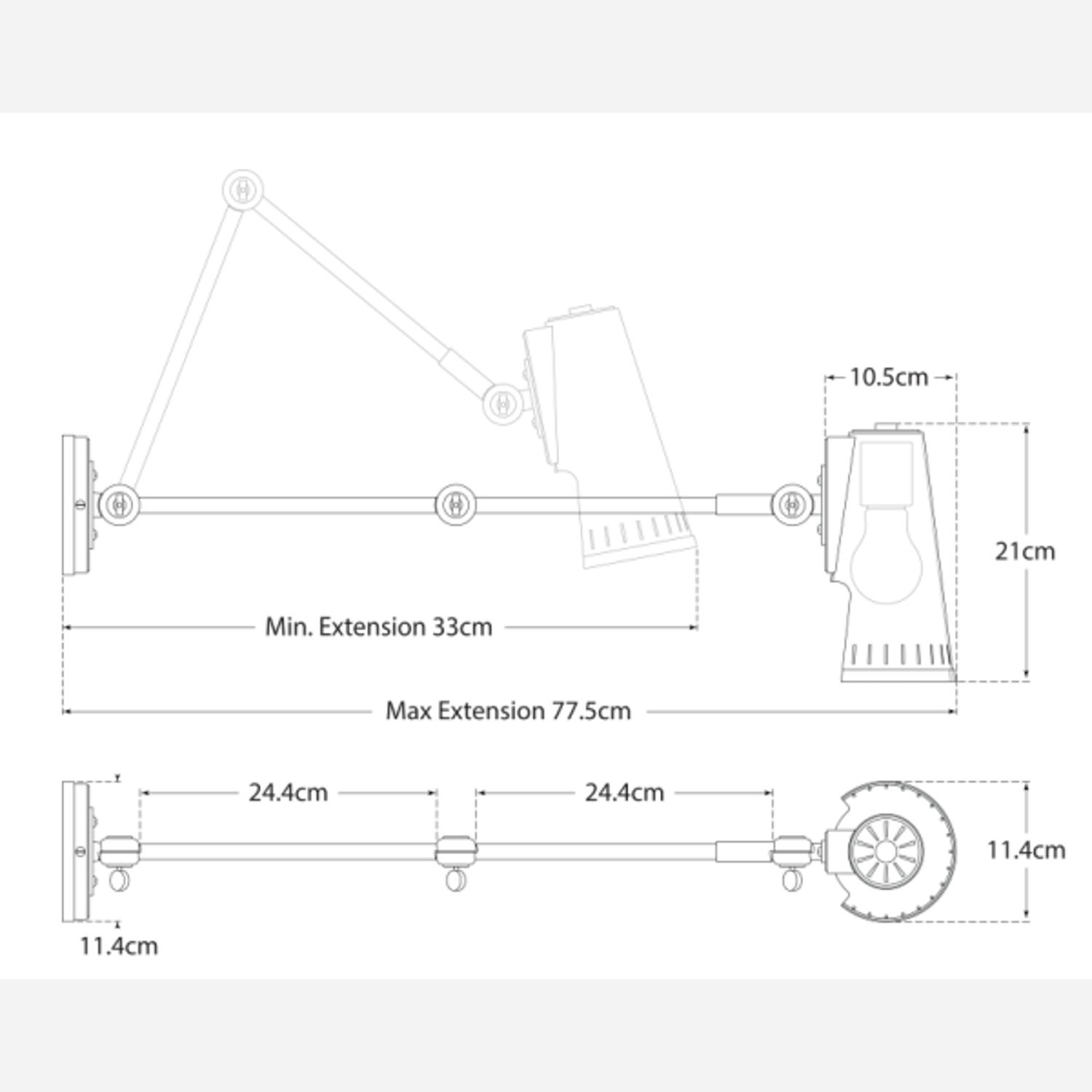 Antonio Wall Light White Wall Light Antique Brass White - Andrew Martin
