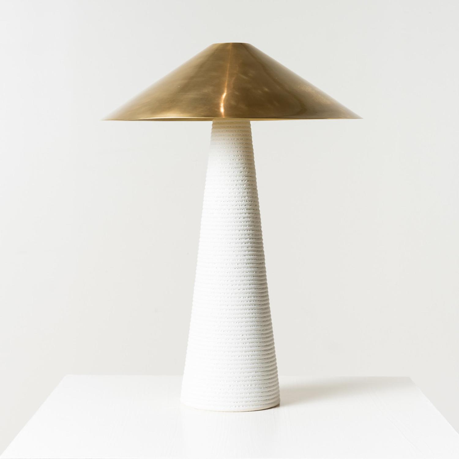Miramar Table Lamp White Table Lamp Porous White - Andrew Martin
