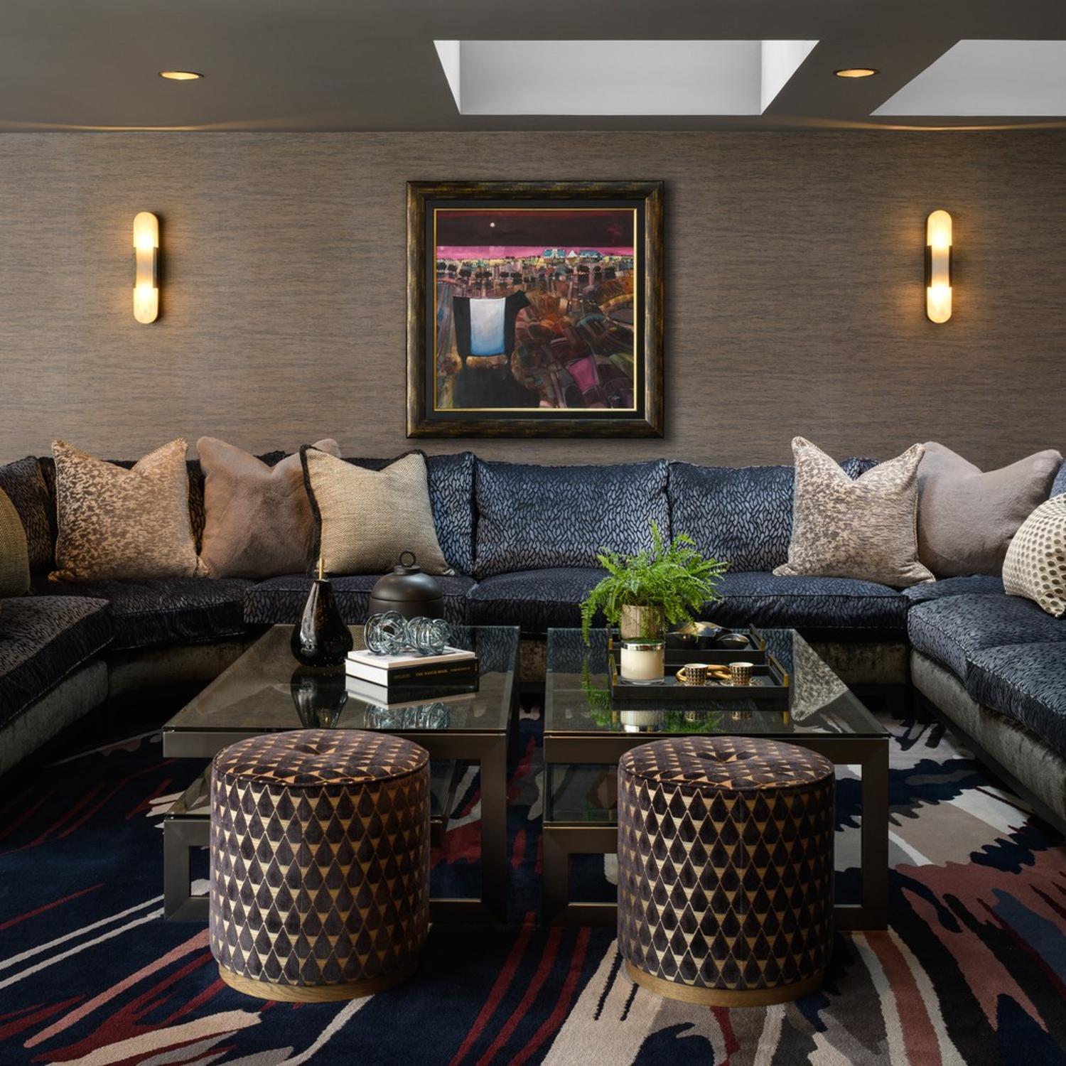 Melange Wall Light Bronze Wall Light - Andrew Martin