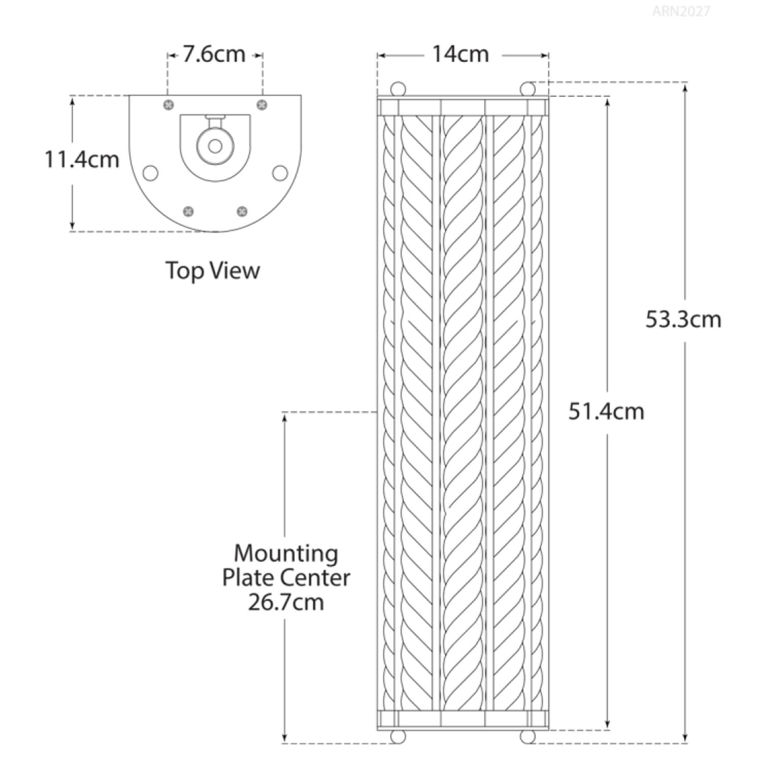 Eaton Linear Wall Light Brass Wall Light Antique Brass - Andrew Martin