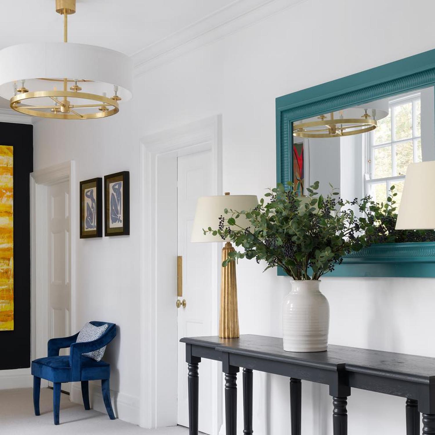 Fluted Spire Table Lamp Iron Table Lamp Gilded Iron - Andrew Martin