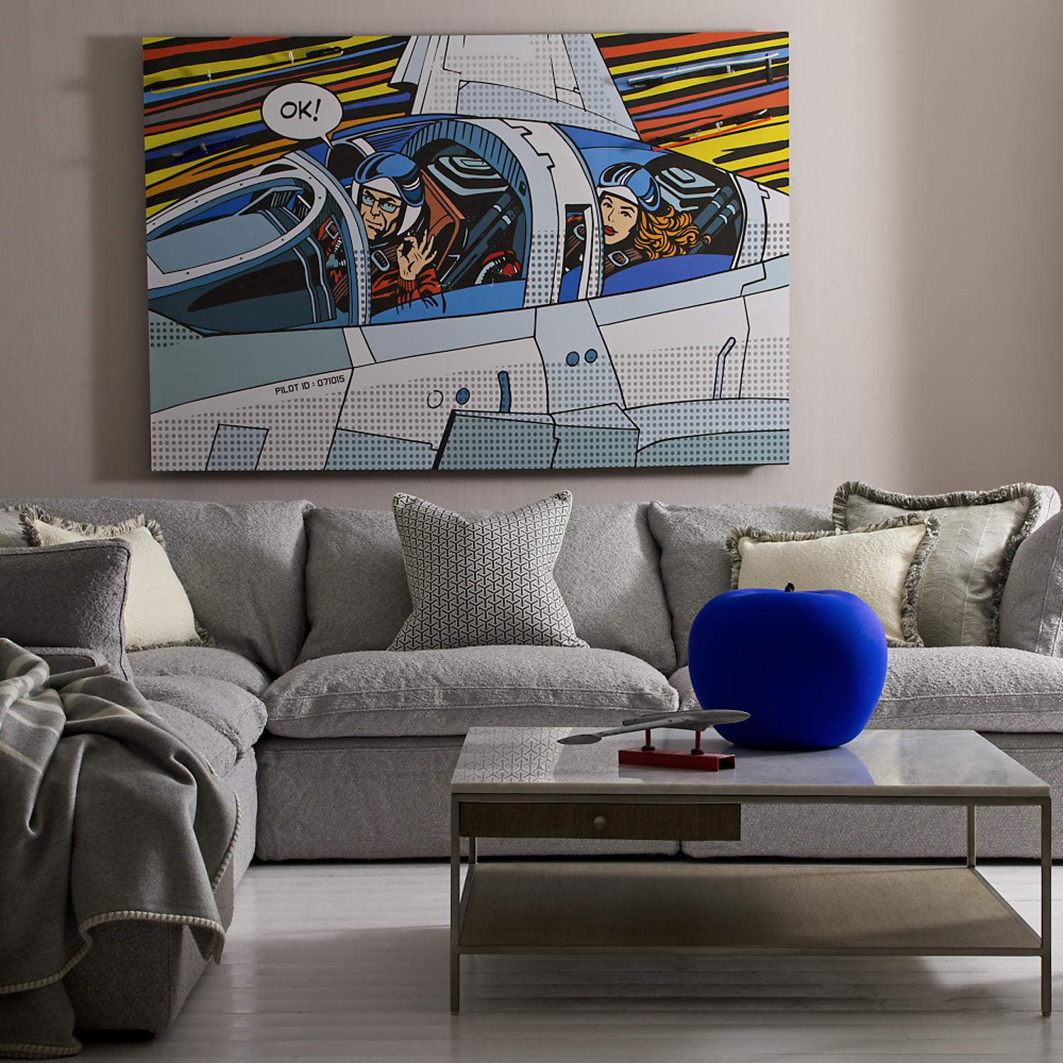 Bryce Sofa Custom Footstool Footstool - Andrew Martin