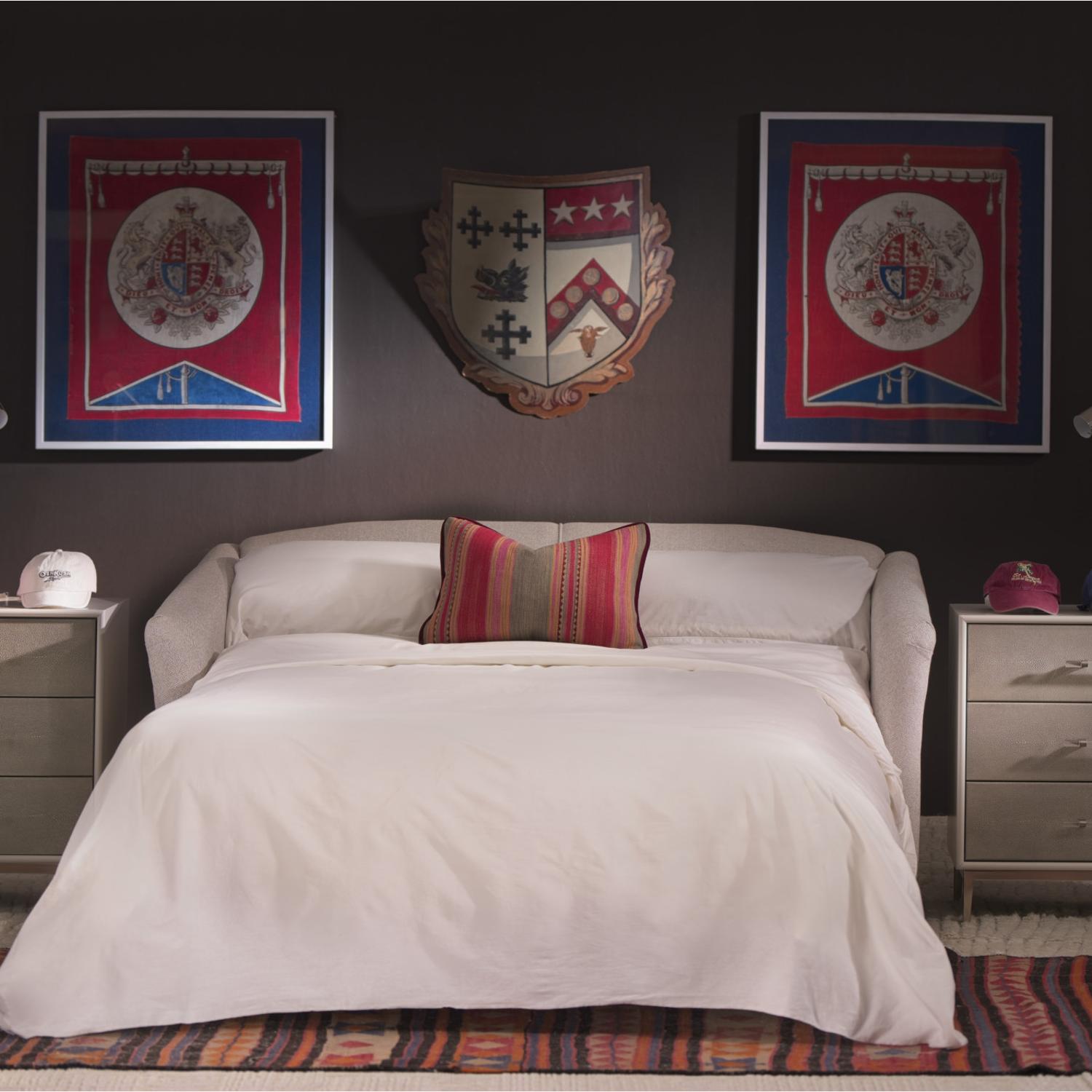 Montana Sofa Bed Custom Montana Sofa Bed Sofa Bed Brown Red Blue - Andrew Martin Boucle Cotton Wool Linen Other Fabric Velvet