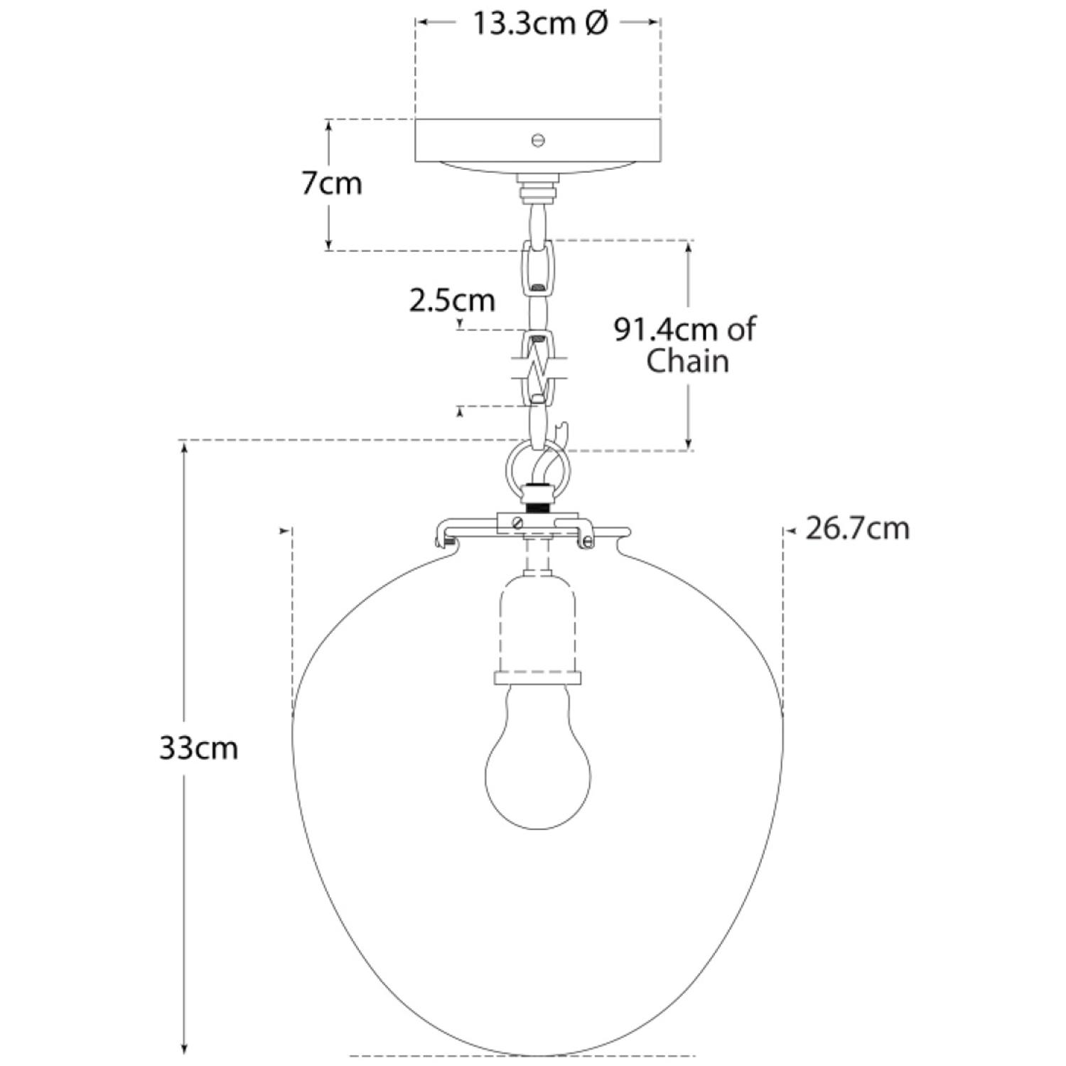 Katie Pendant Bronze Pendant Light - Andrew Martin
