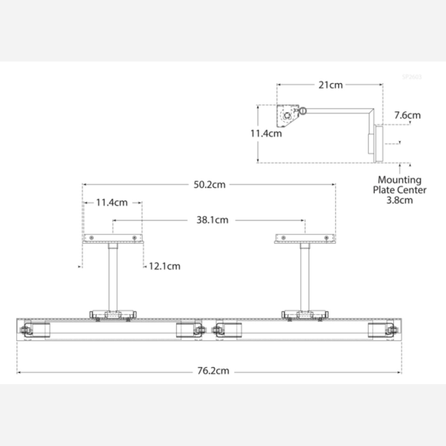 Mcclain Double Picture Light Bronze Picture Light Large - Andrew Martin