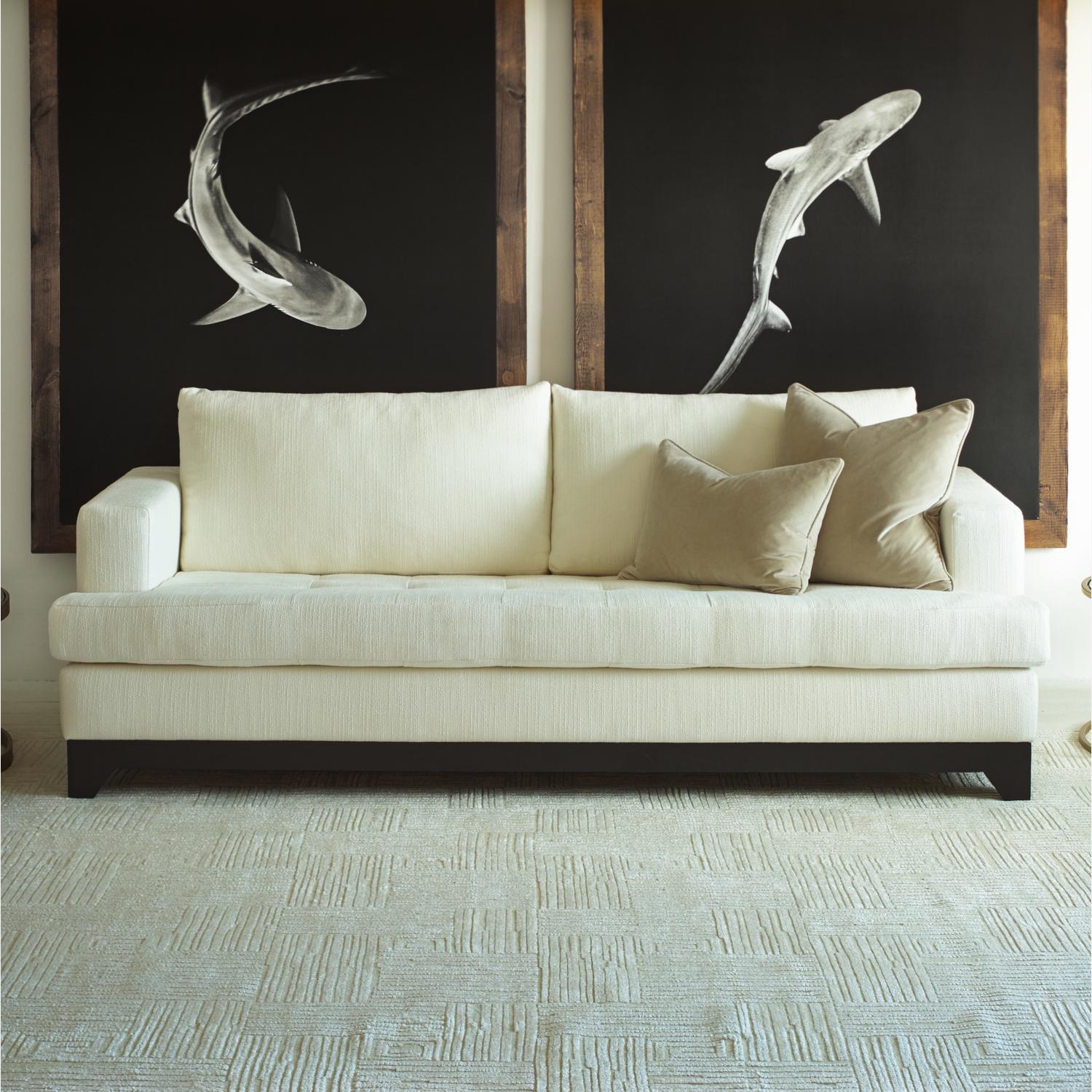 Ridge Rug 5 X 8 Ivory - Andrew Martin