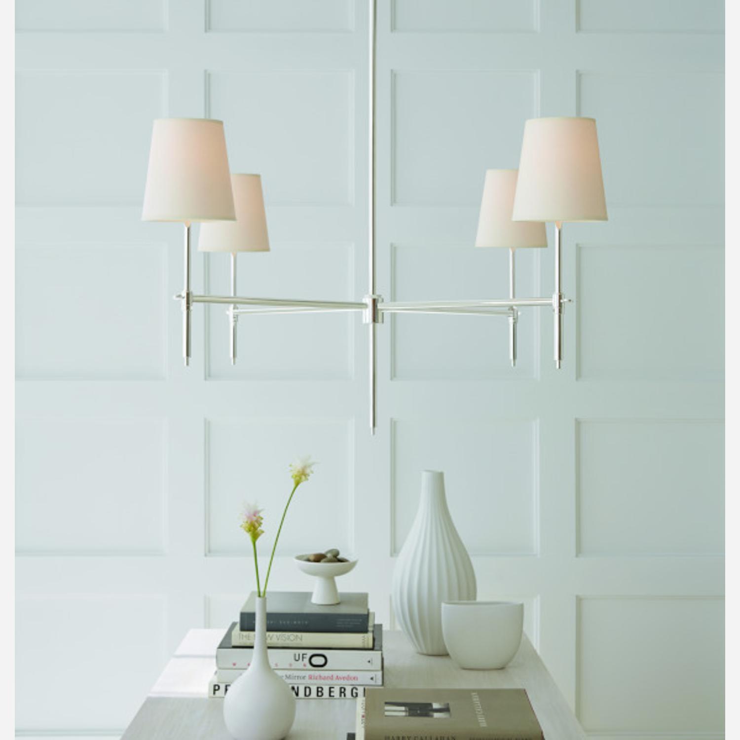 Bryant Chandelier Nickel Polished Nickel - Andrew Martin