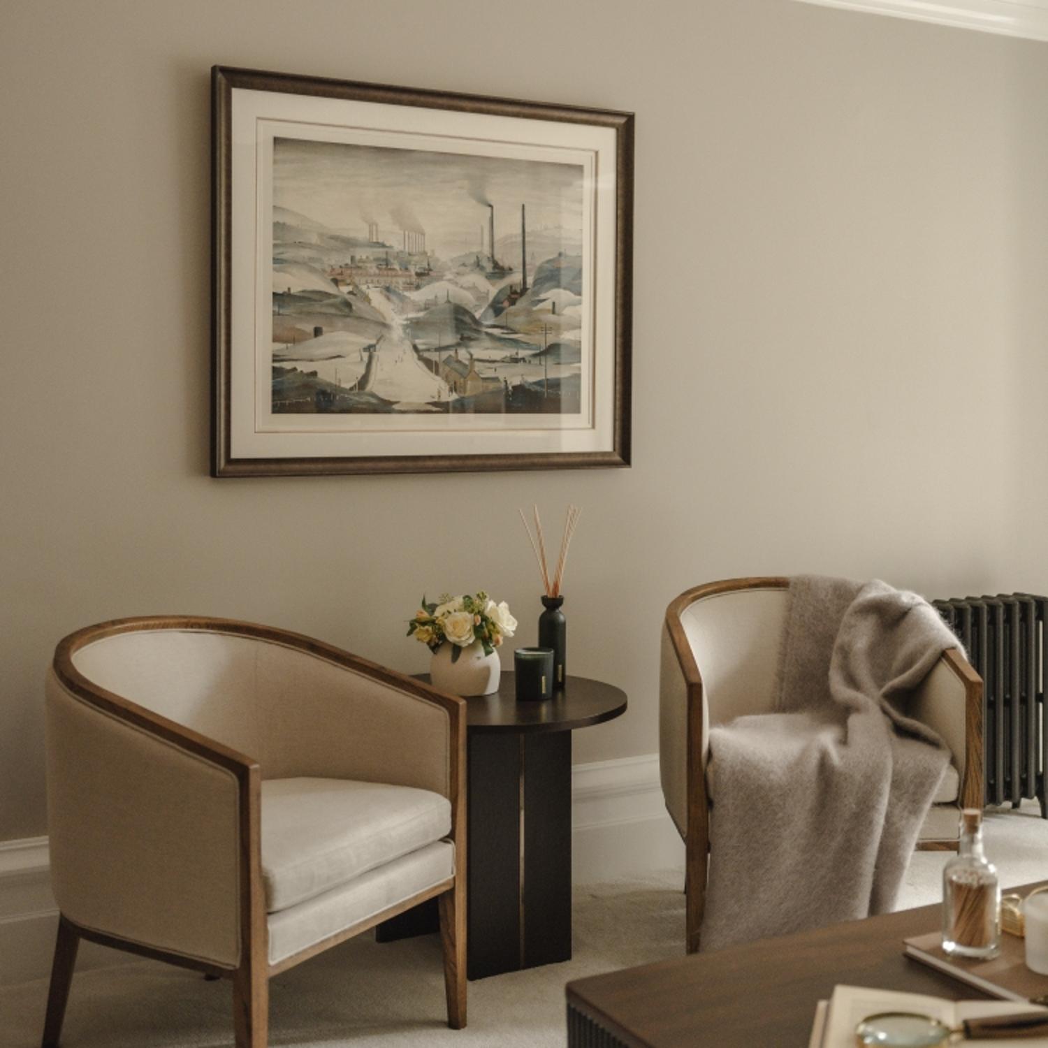 Audrey Chair Chair Light Neutral - Andrew Martin Other Fabric