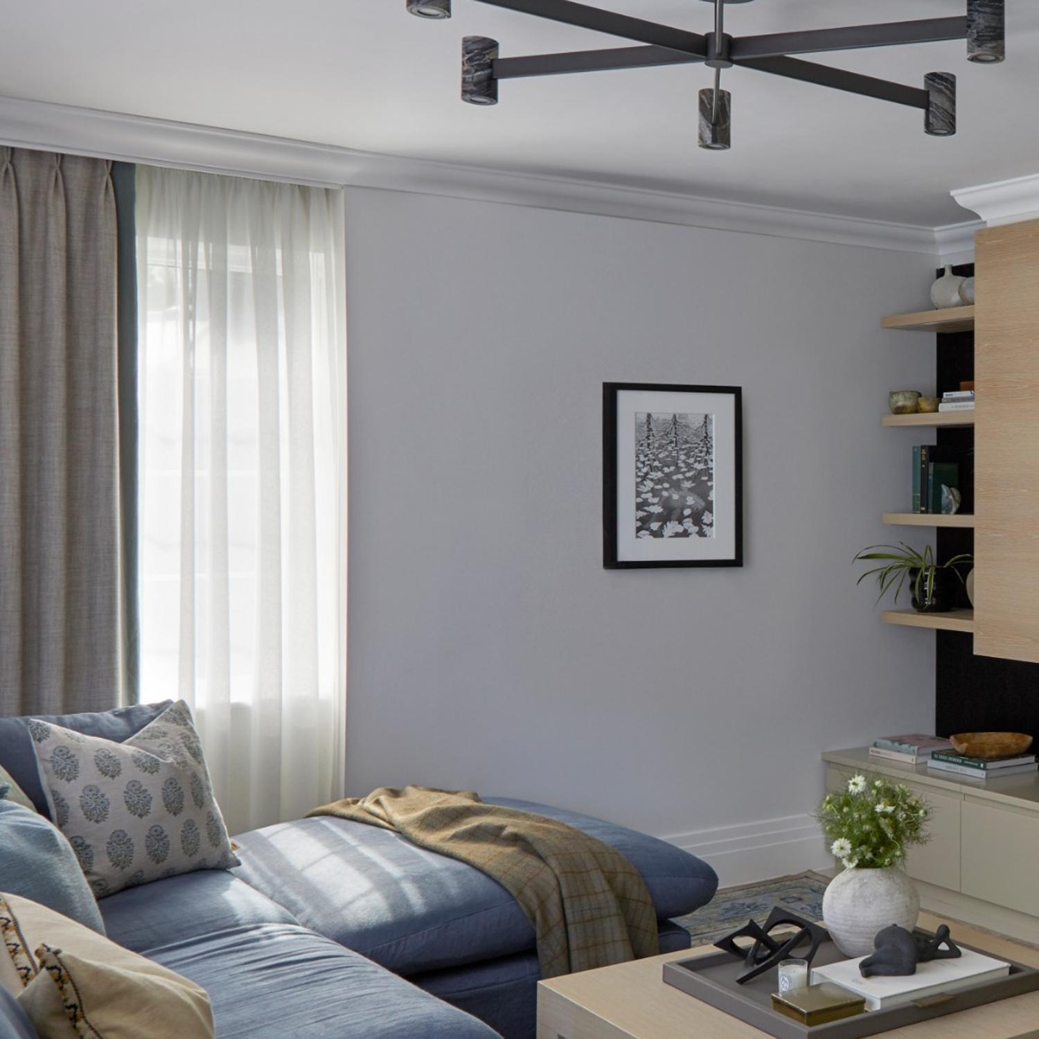 Predock Chandelier Black Brass - Andrew Martin