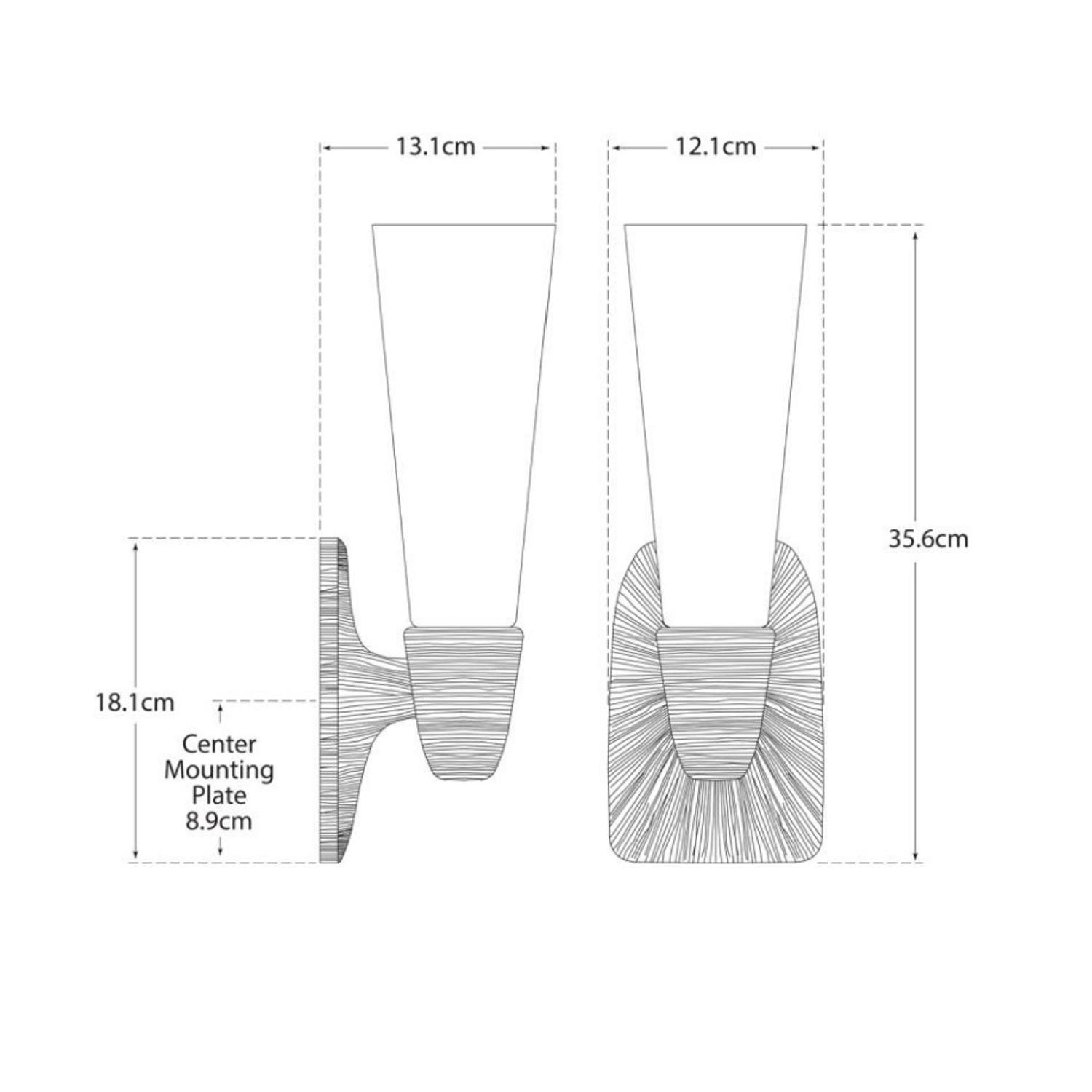 Utopia Wall Light Nickel Light Polished Nickel - Andrew Martin
