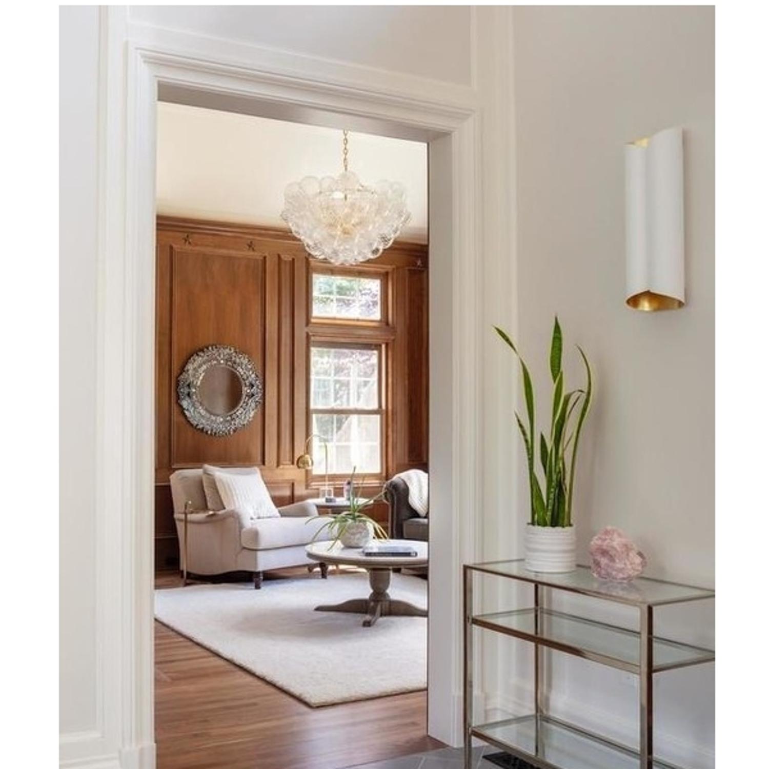 Selfoss Tall Wall Light White Wall Light Large Plaster White - Andrew Martin