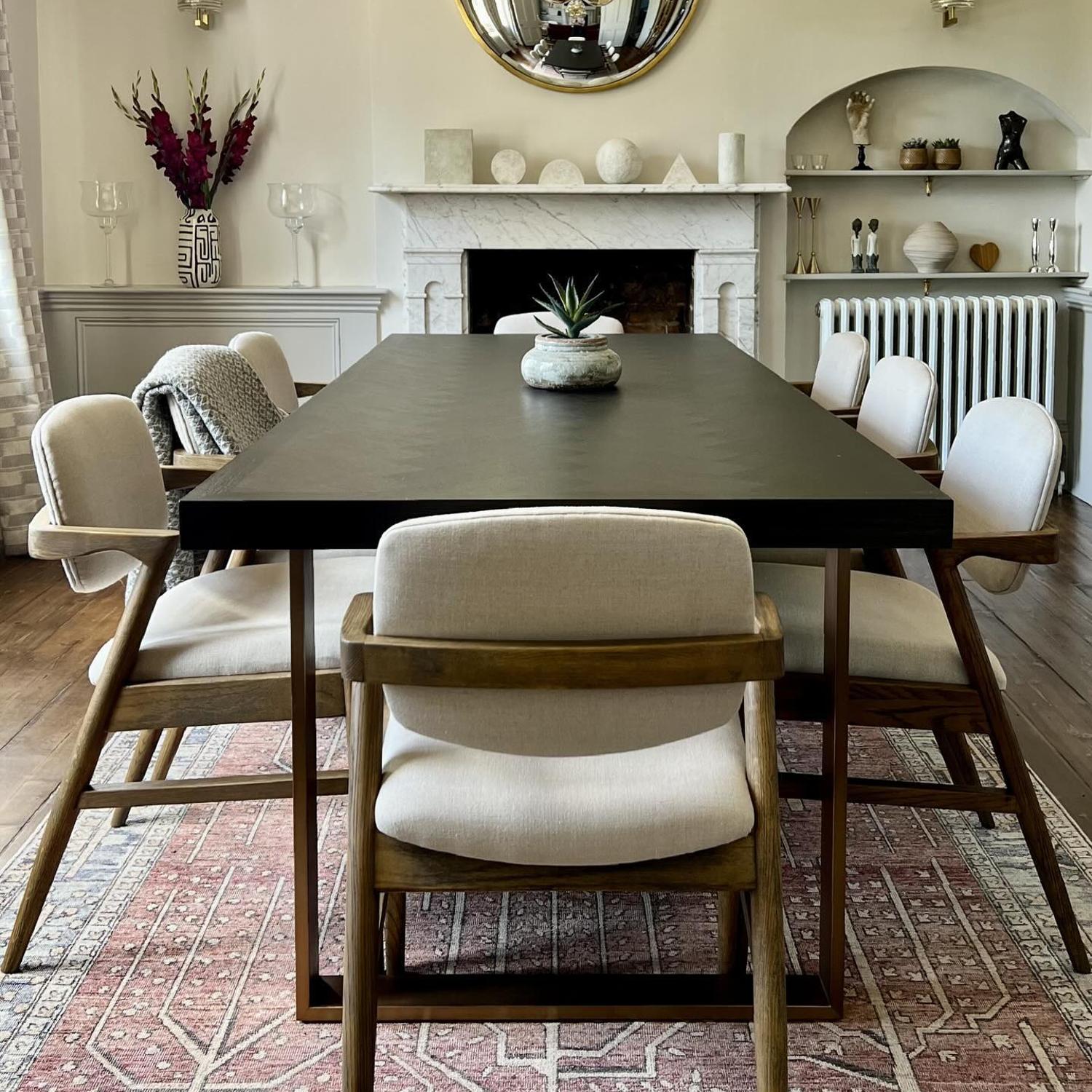 Magnus Dining Chair Cream Dining Chair - Andrew Martin