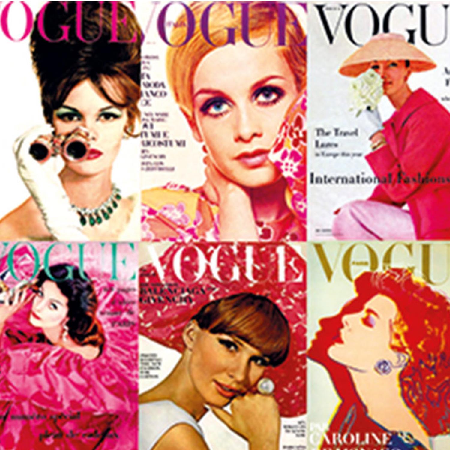 Vogue Covers Vol 1 120cm X 120cm - Andrew Martin