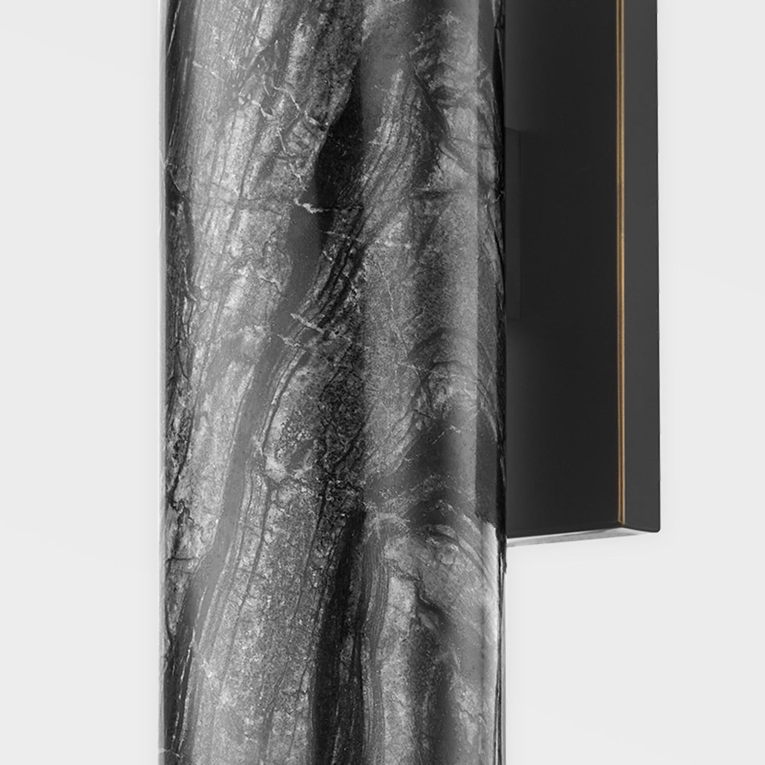 Predock Wall Light Black Brass - Andrew Martin