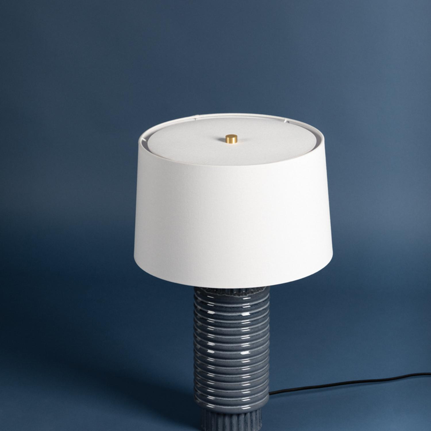 Broderick Table Lamp Light Blue - Andrew Martin