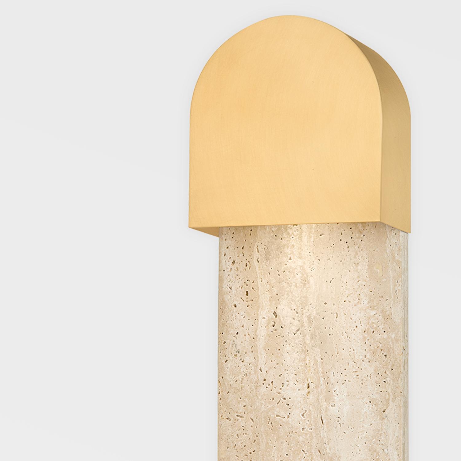 Hobart Wall Light Brass Wall Light Aged Brass - Andrew Martin