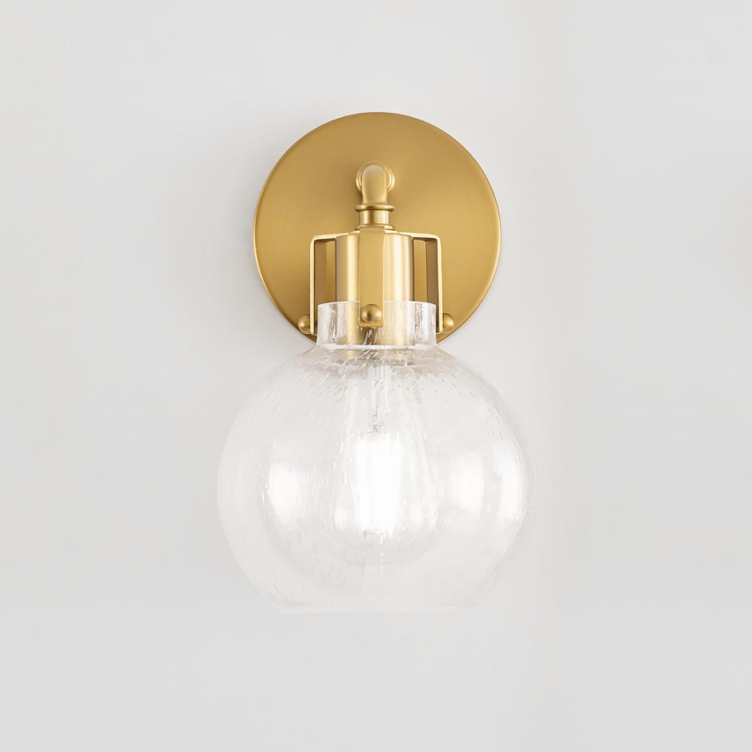 Clara Wall Light Brass Light Burnished Brass - Andrew Martin