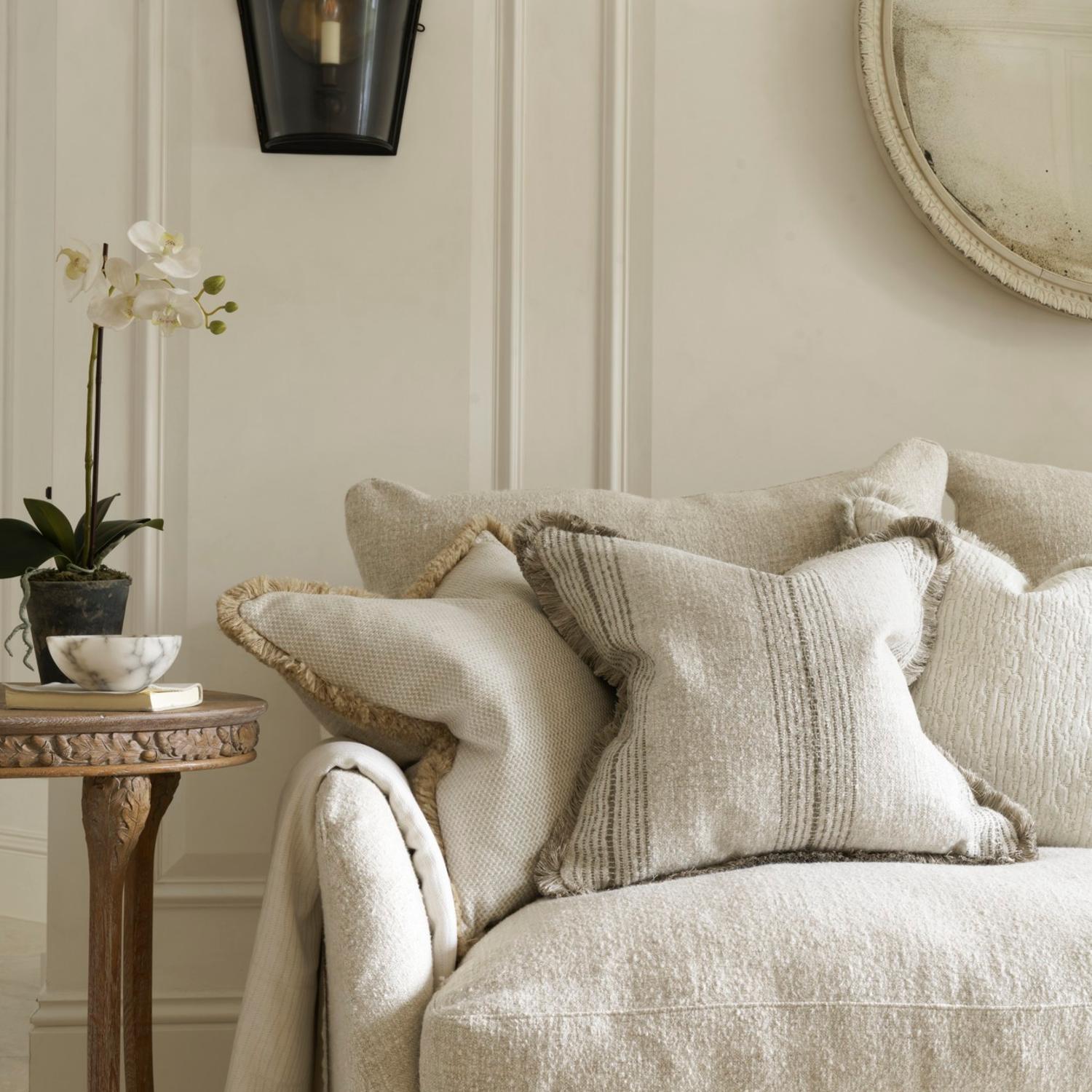 Canale Throw Ivory Accessory - Andrew Martin Sophie Paterson