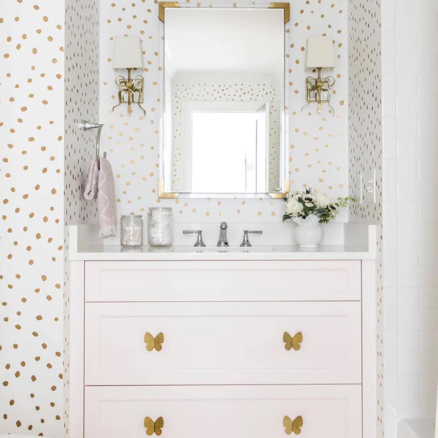 Ellery Wall Light Cream Wall Light Soft Brass Cream Shade - Andrew Martin