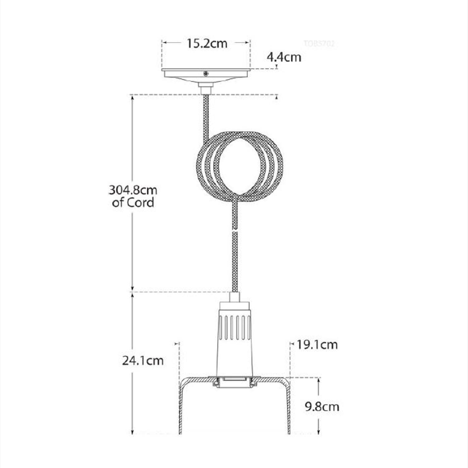 Iris Pendant Nickel Pendant Light Polished Nickel - Andrew Martin