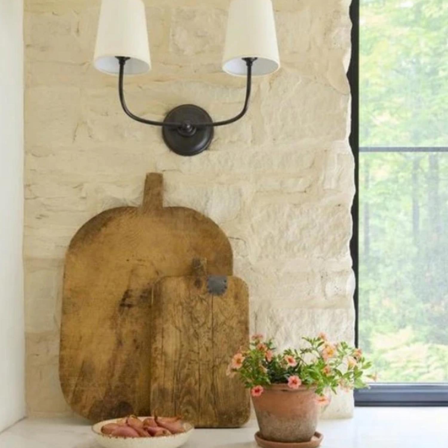 Vendome Double Wall Light Bronze Light Double - Andrew Martin
