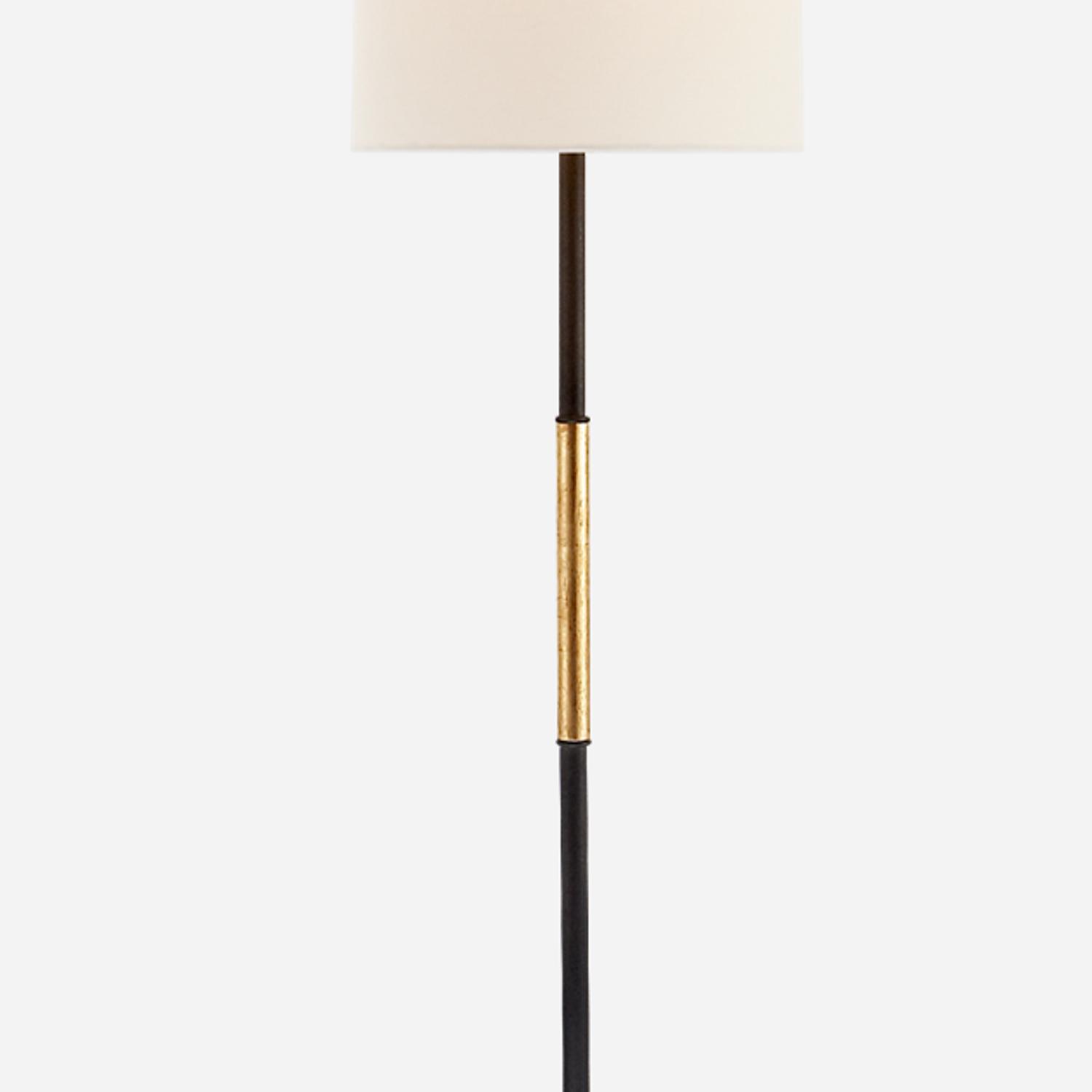 Frankfort Floor Lamp Iron Floor Lamp Aged Iron - Andrew Martin