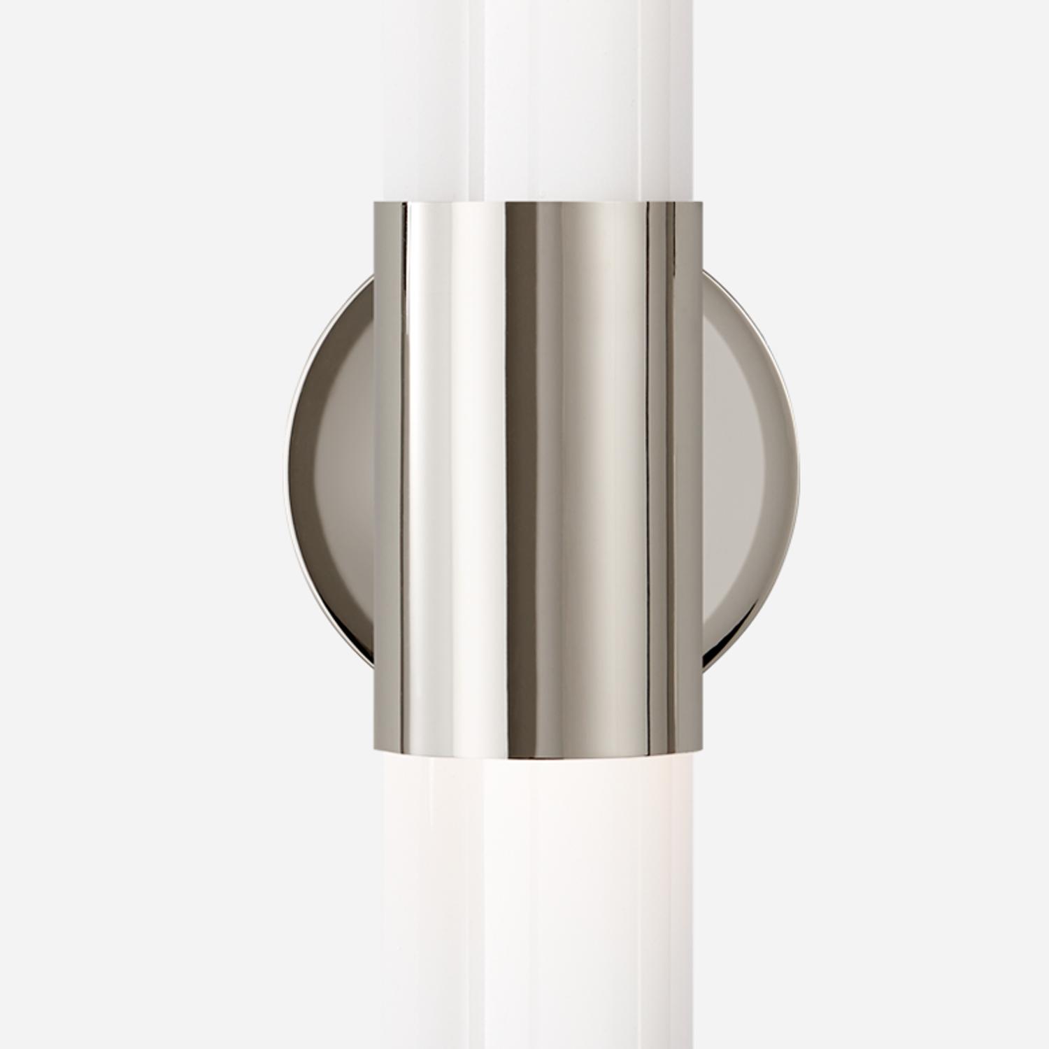 Penz Wall Light Nickel Wall Light Polished Nickel - Andrew Martin