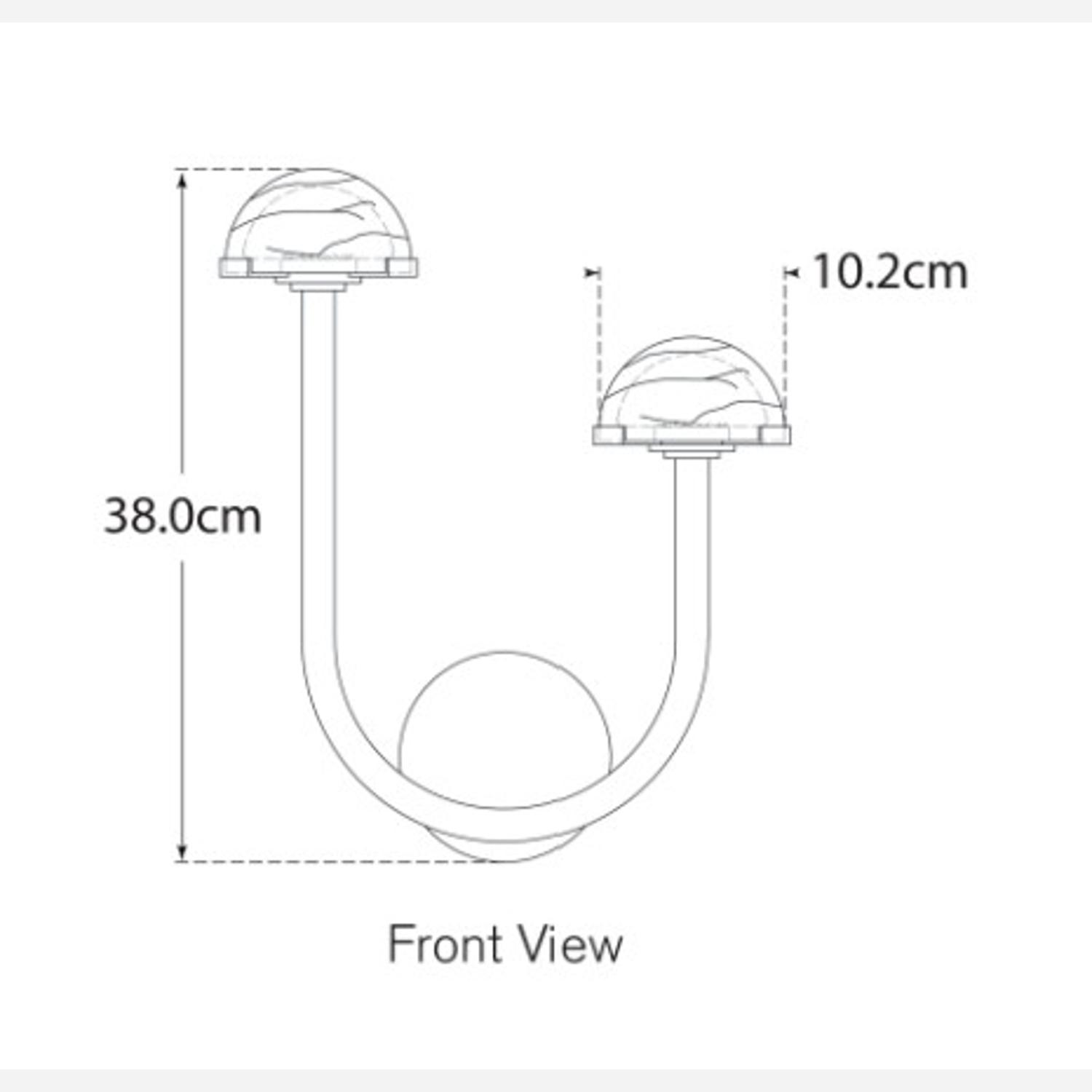 Pedra Right Brass Light Right Antique-burnished Brass - Andrew Martin