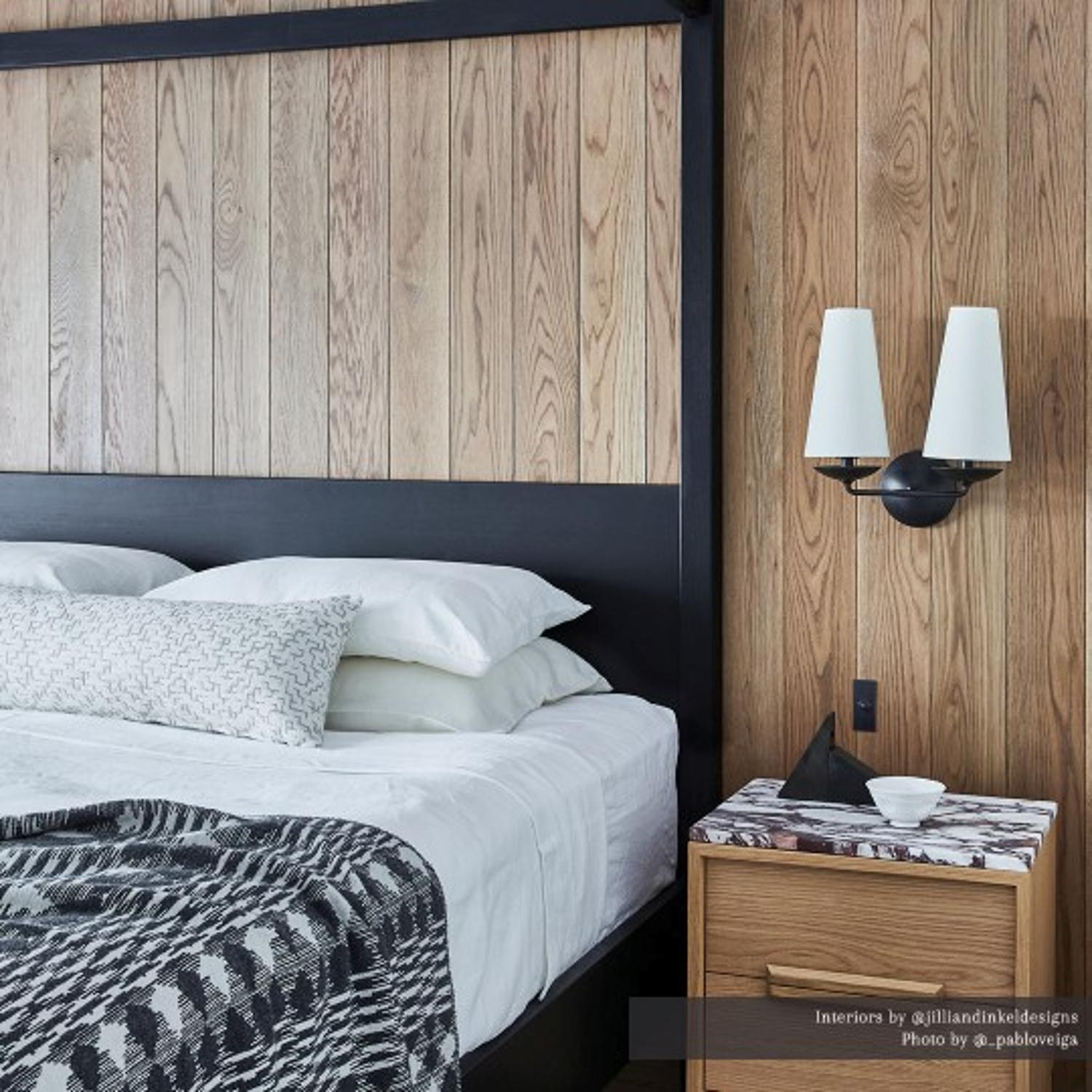 Fontaine Double Wall Light Aged Iron Light Double - Andrew Martin