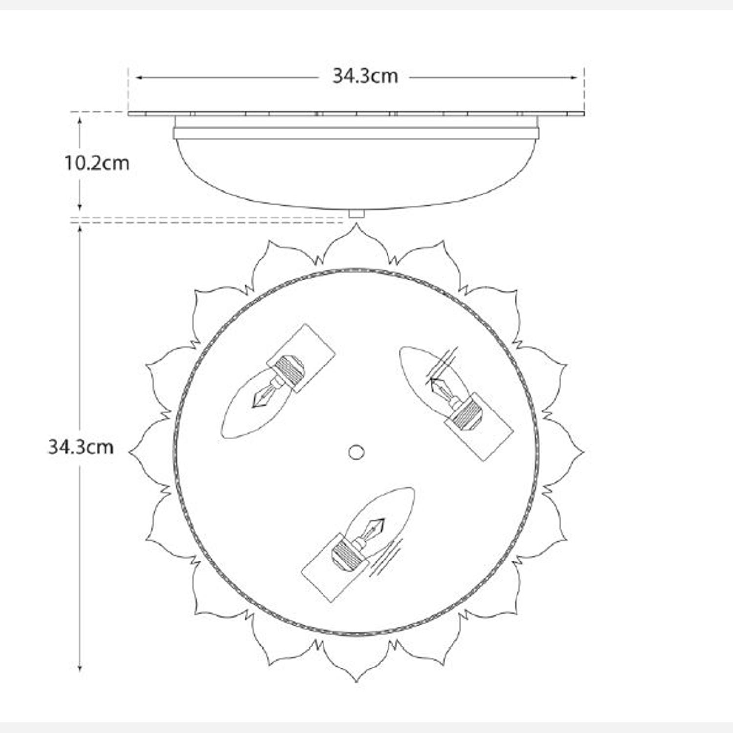 Rachel Flush Light Gunmetal Ceiling Light Gun Metal - Andrew Martin