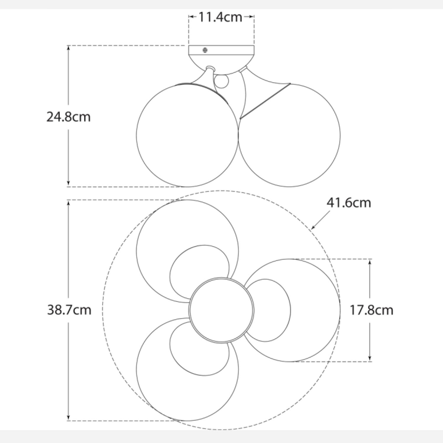 Cristol Flush Light Nickel Flush Mount Polished Nickel - Andrew Martin