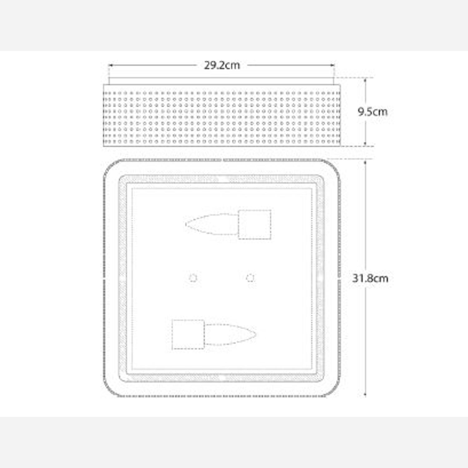 Precision Flush Bronze Ceiling Light - Andrew Martin
