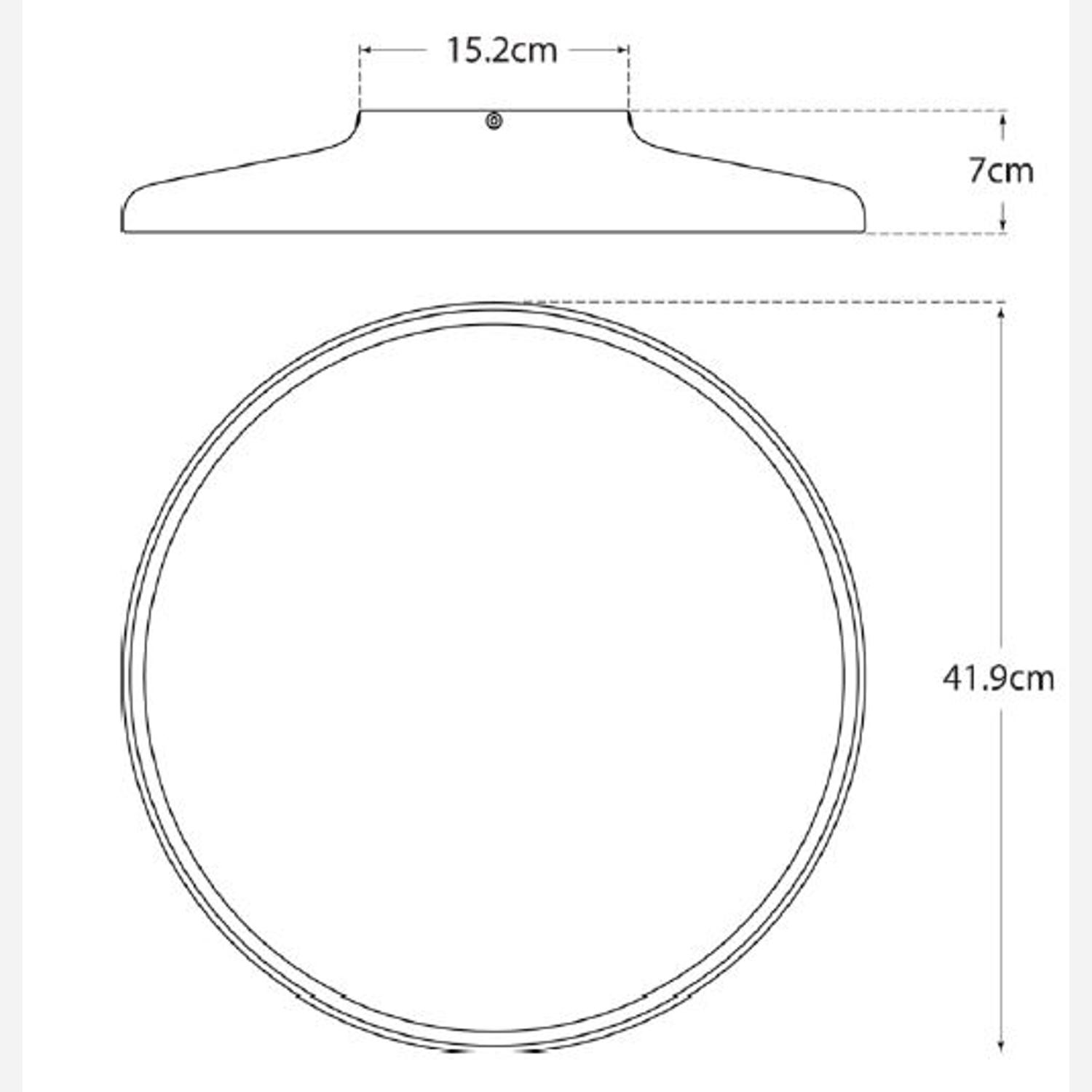 Dot Flush Brass Ceiling Light Natural Brass - Andrew Martin