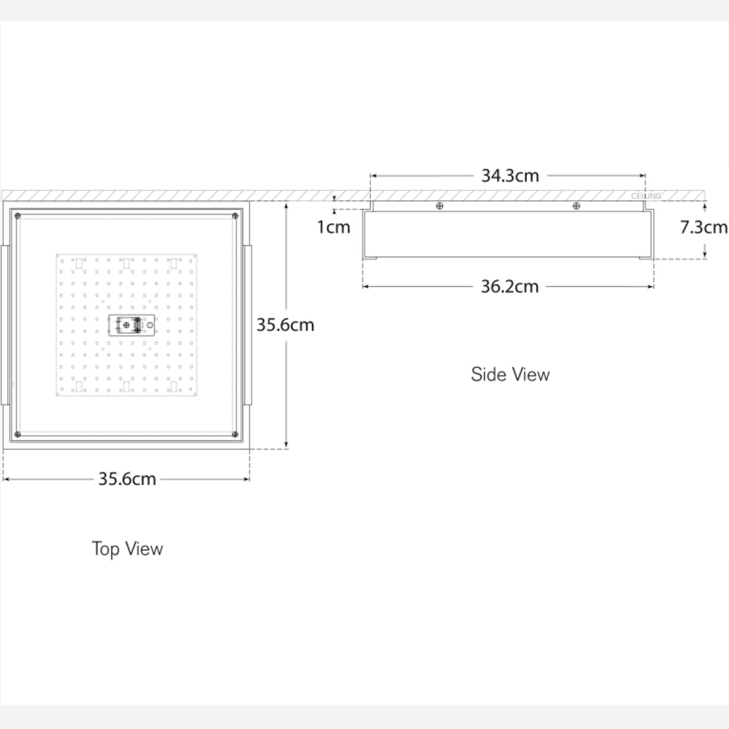 Covet Flush Brass Ceiling Light Medium Antique-burnished Brass - Andrew Martin