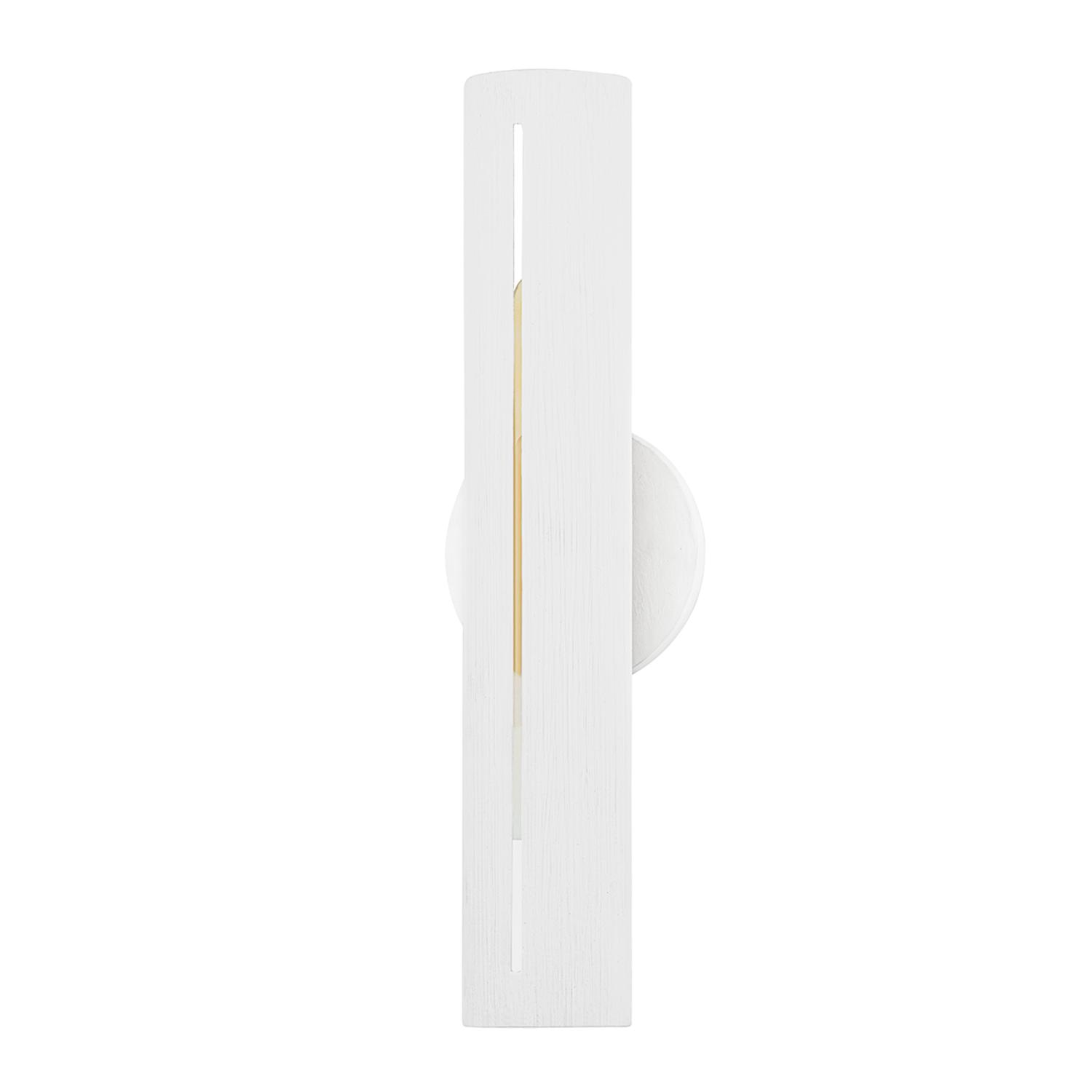 Brandon Wall Light White Wall Light White Gesso - Andrew Martin