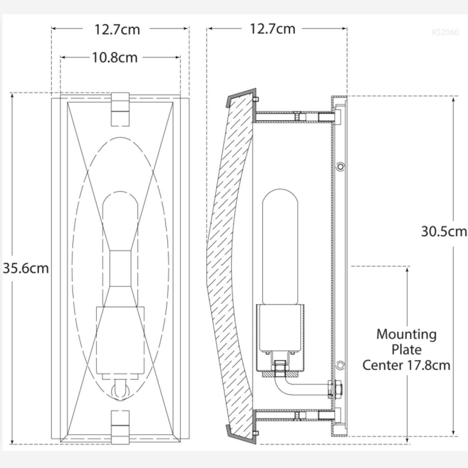 Castle Peak Wall Light Brass Wall Light Soft Brass - Andrew Martin