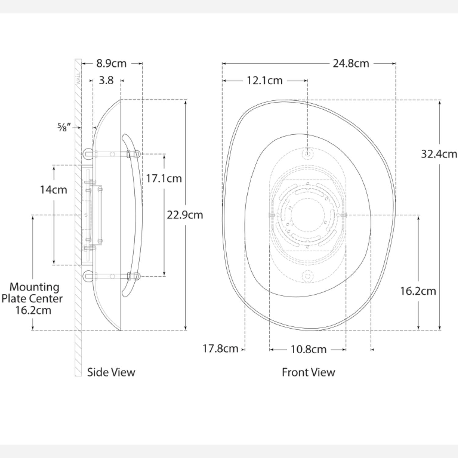 Samos Round Wall Light Gold - Andrew Martin