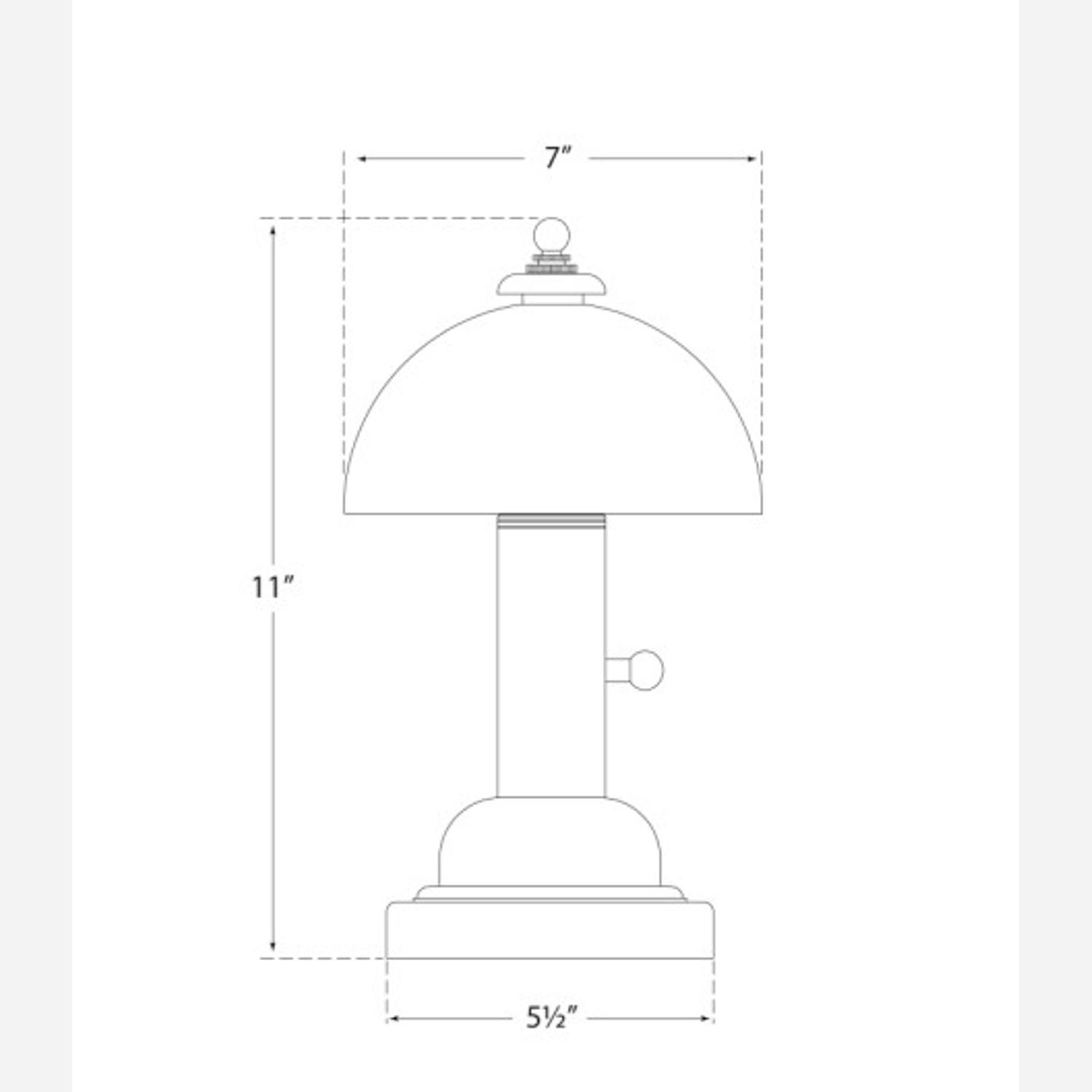 Totie Table Lamp Bronze Desk Lamp - Andrew Martin