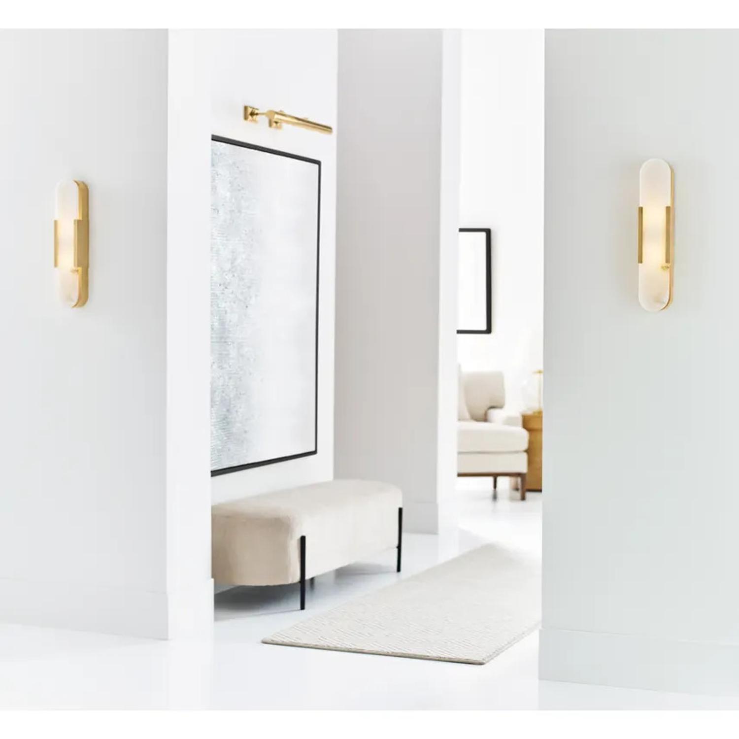 Melange Wall Light Brass Wall Light Antique-burnished Brass - Andrew Martin