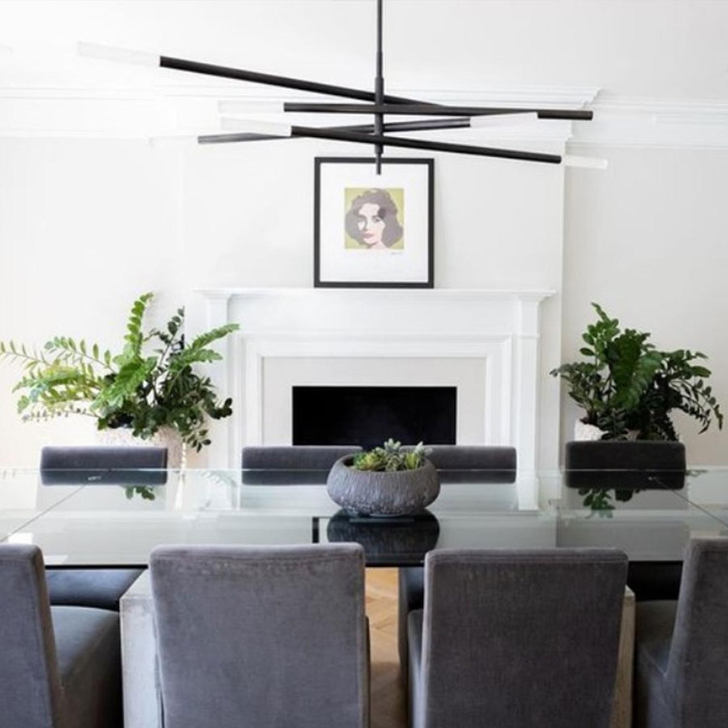 Rousseau Chandelier Grande Bronze Chandelier Bronze Crystal - Andrew Martin