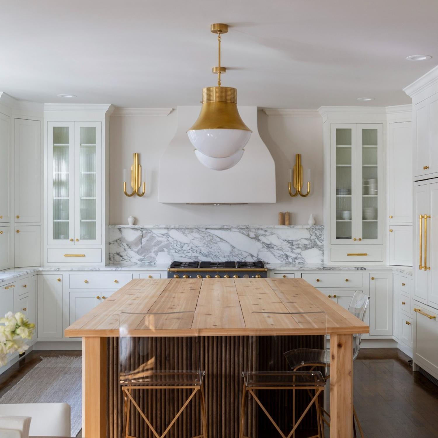 Precision Pendant Brass Pendant Light Small Antique-burnished Brass - Andrew Martin