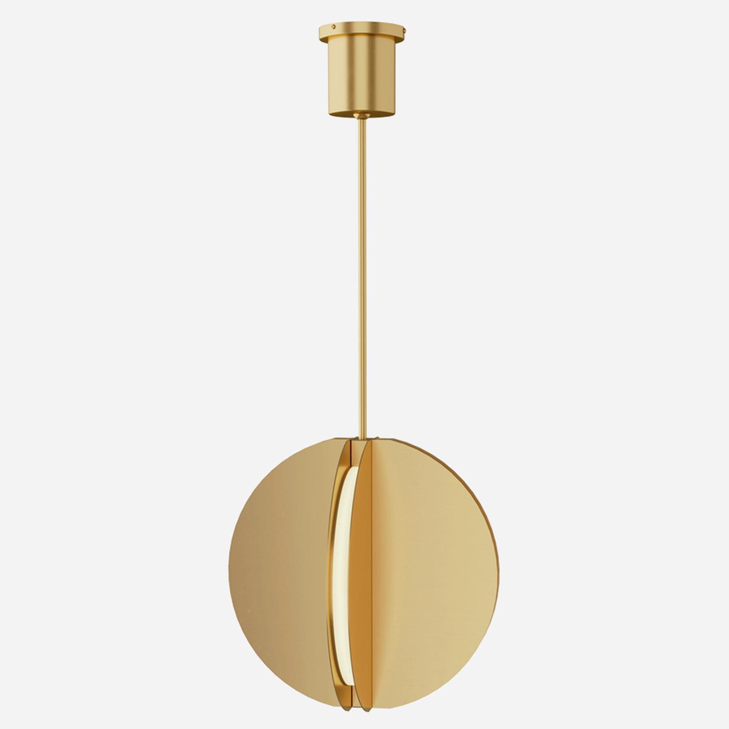 Bau Pendant Brass Light Small - Andrew Martin