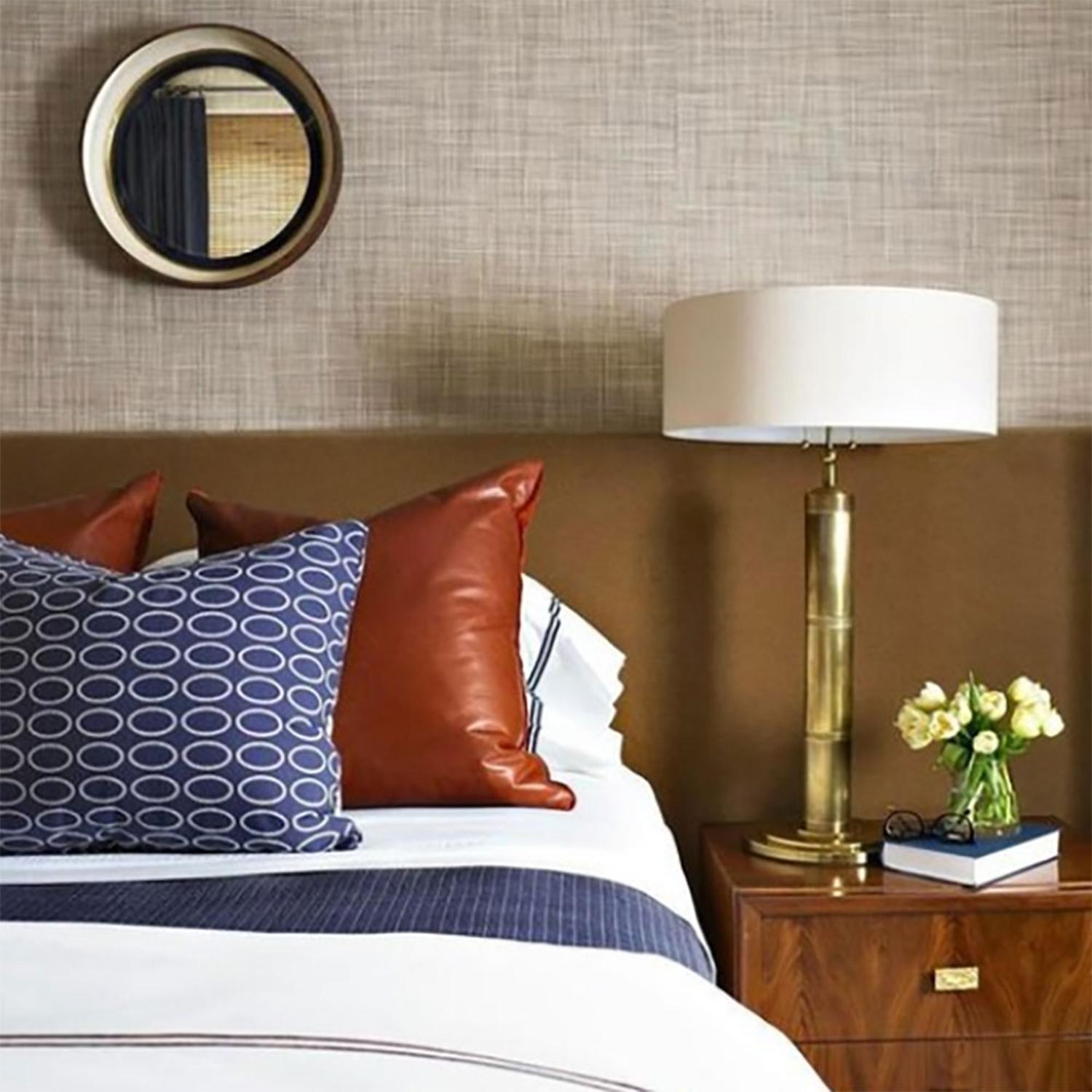 Longacre Table Lamp Brass Table Lamp Tall Hand-rubbed Antique Brass - Andrew Martin