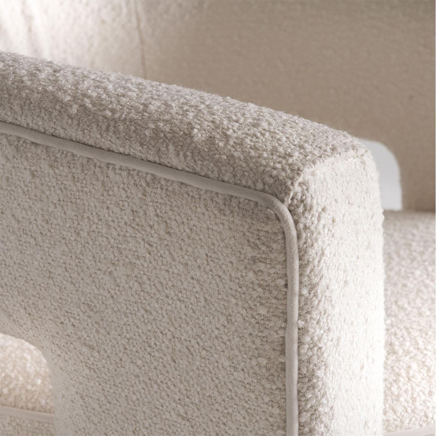 Madison Swivel Chair Huntsman Ivory Swivel Chair Huntsman Ivory - Andrew Martin Boucle