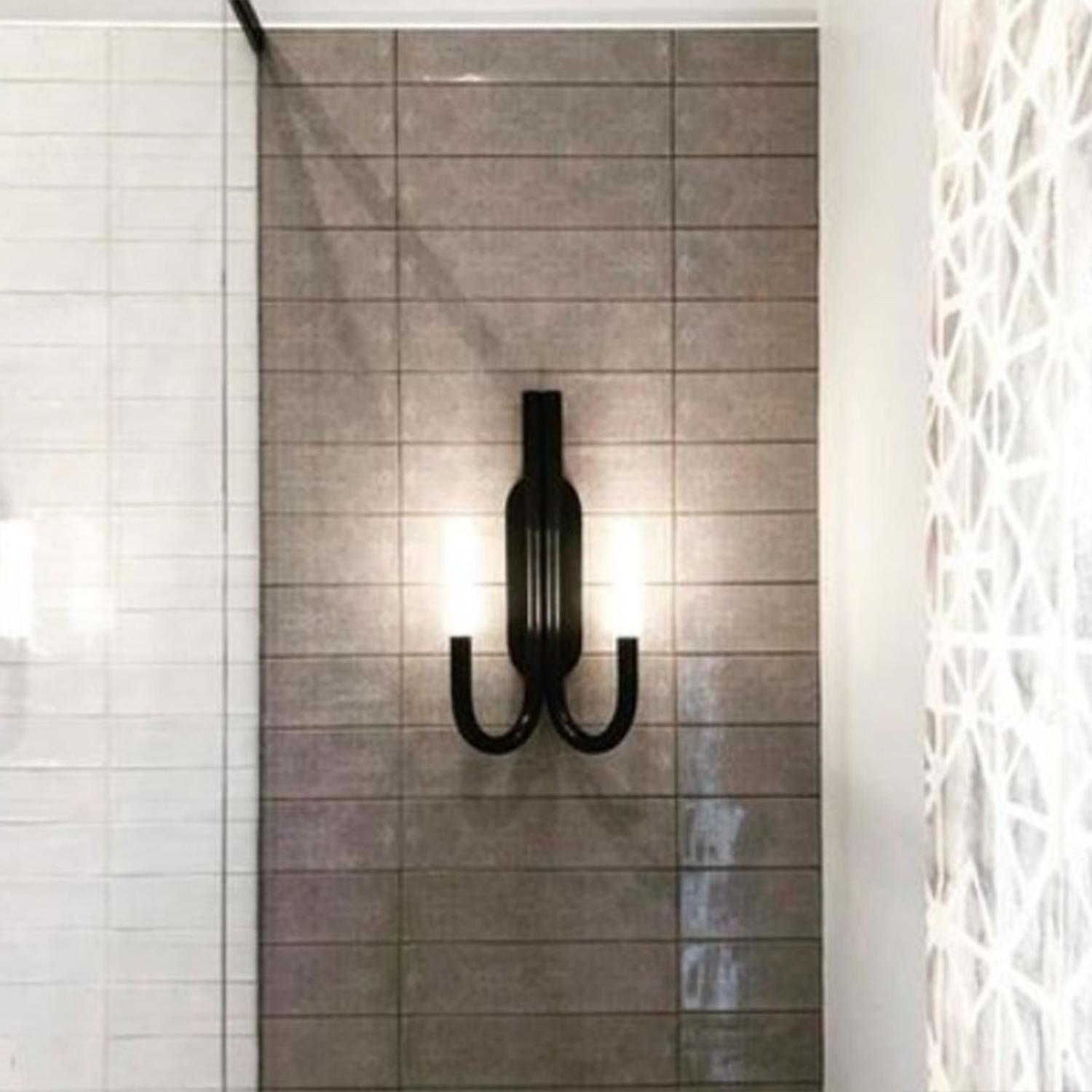 Rousseau Double Wall Light Bronze Wall Light Bronze Crystal - Andrew Martin